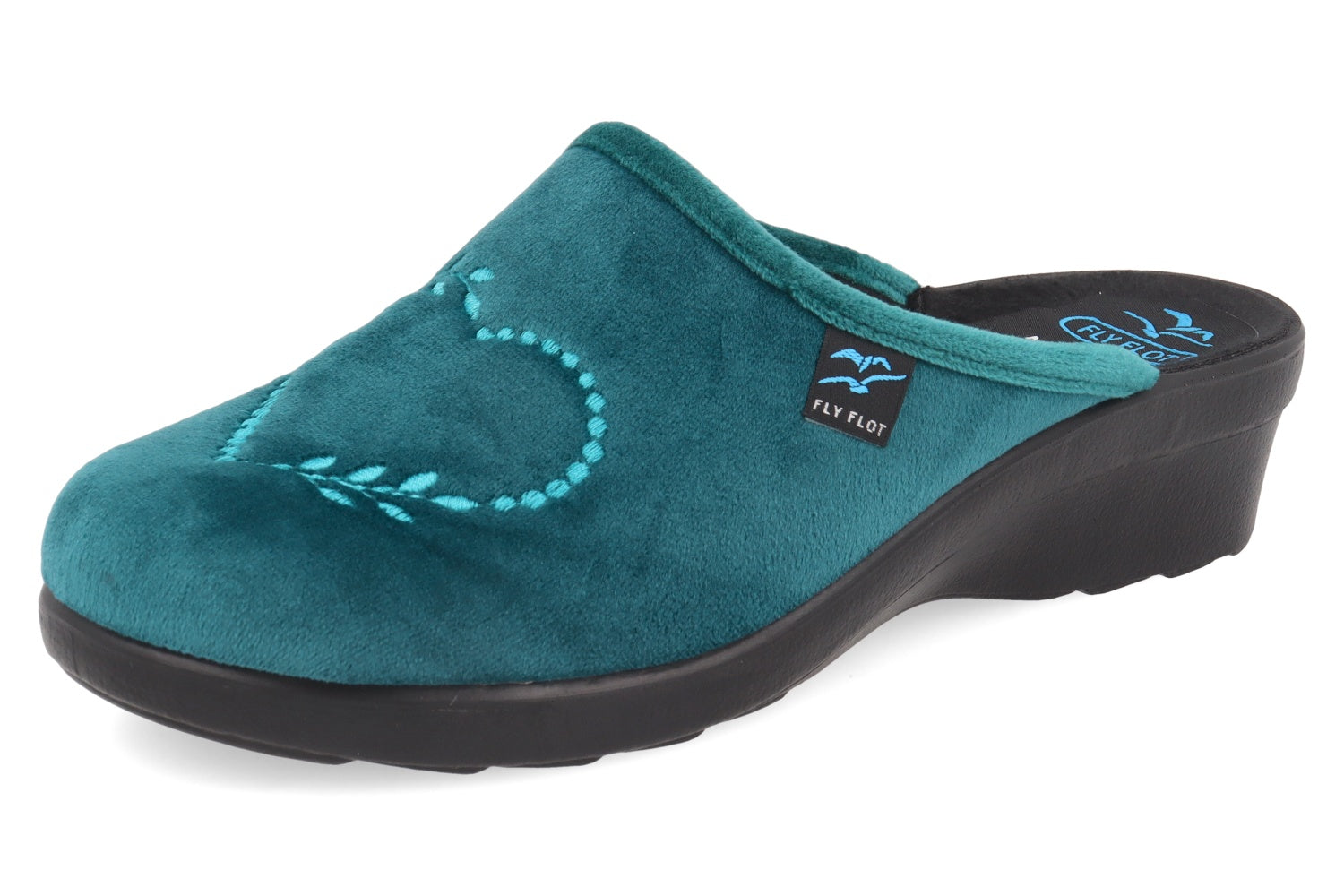 fly-flot-damen-hausschuh-aus-weicher-mikrofaser-4-cm-piumatec-sohle image 1