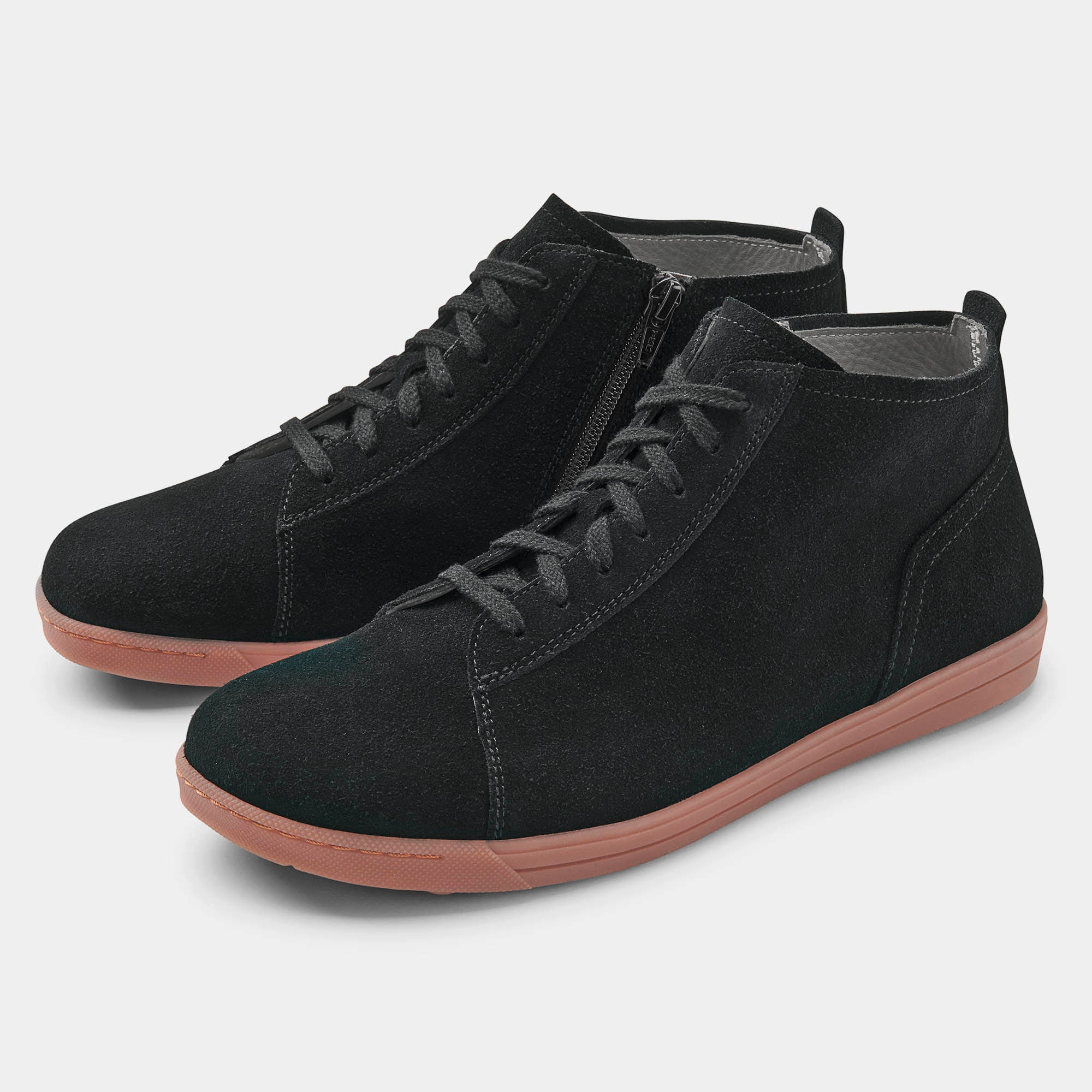 b-r-anne-damen-stiefelette-sneaker-look-zipper image 2
