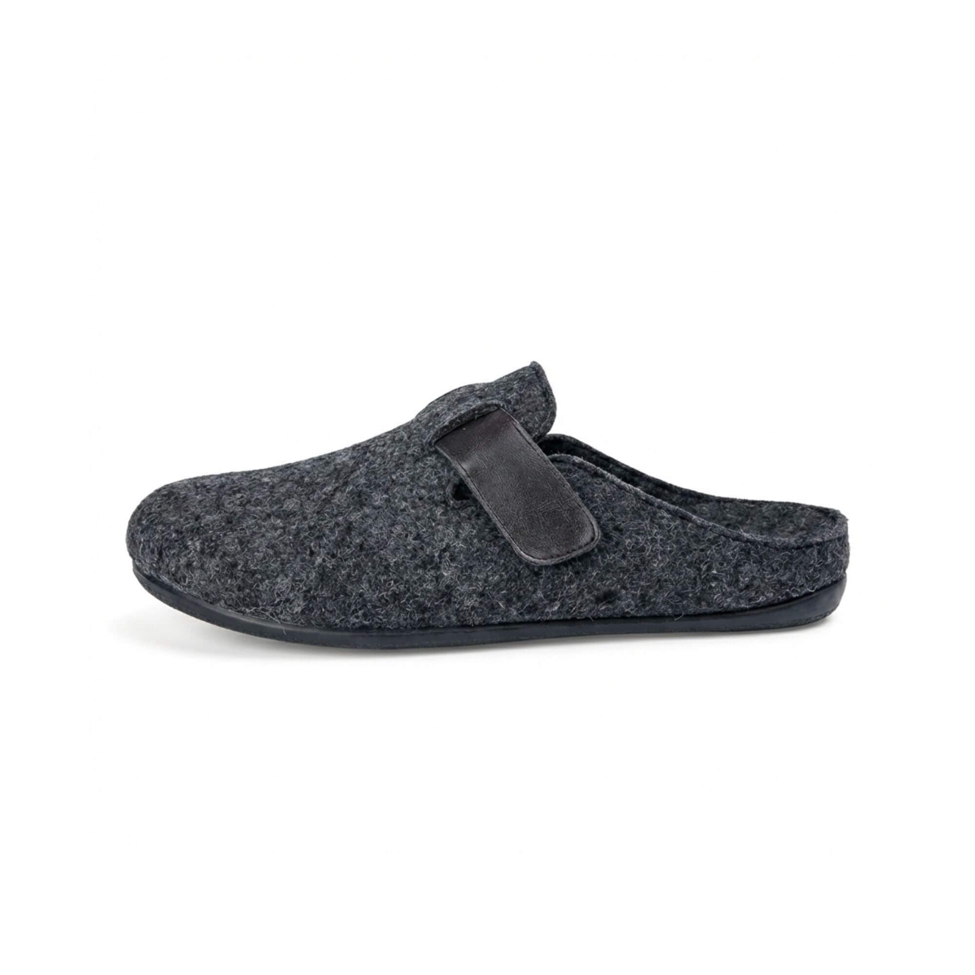 b-r-bozen-filz-hausschuh-herren-slipper-blau-flach image 1