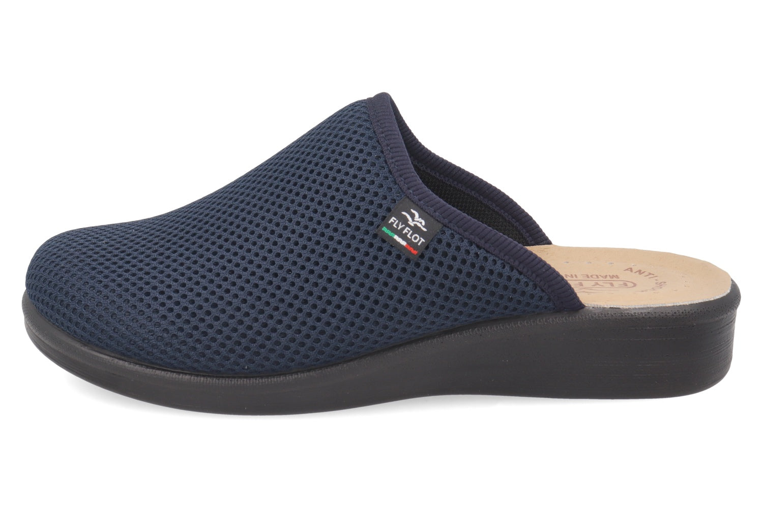 fly-flot-damen-pantolette-aus-elastischem-netz-leder-fu-bett-3-5-cm image 3