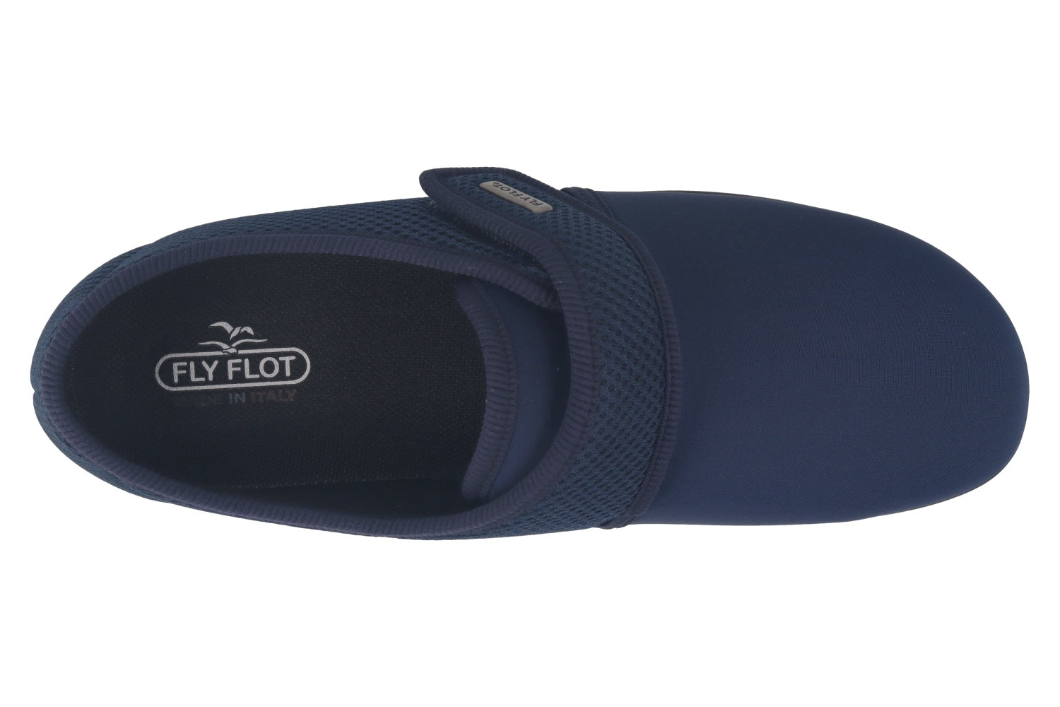 fly-flot-herren-pantoffel-microfaser-stretch-mit-klett-3-cm-sohle image 2