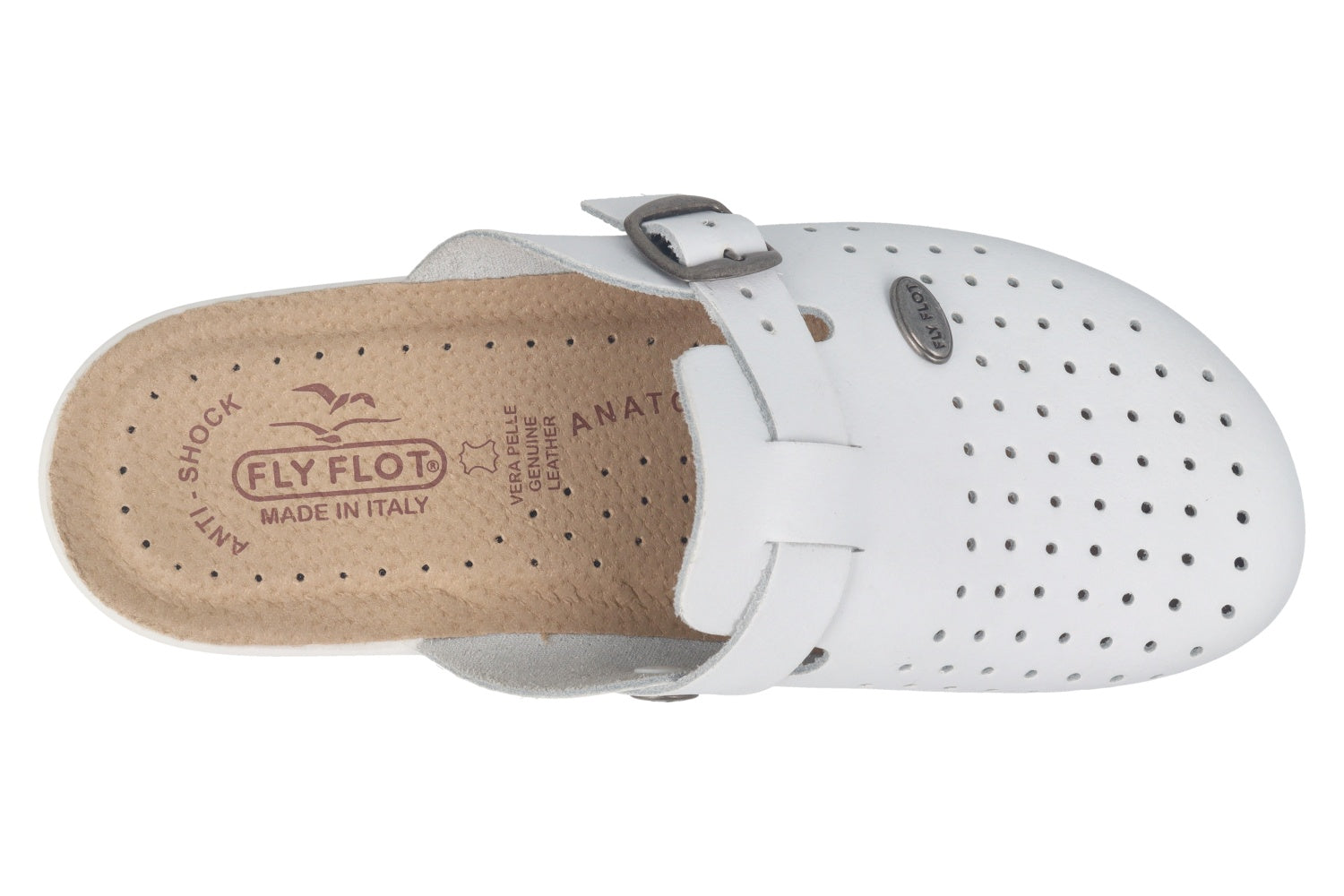 fly-flot-damen-pantolette-aus-perforiertem-leder-mit-riemen image 2