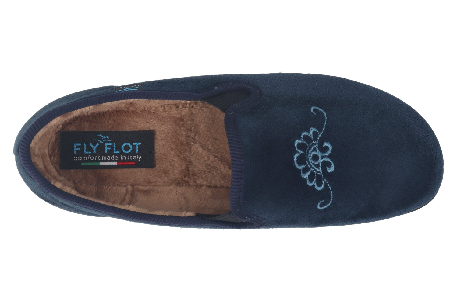 fly-flot-damen-hausschuh-pl-sch-microfaser-mit-klett image 2
