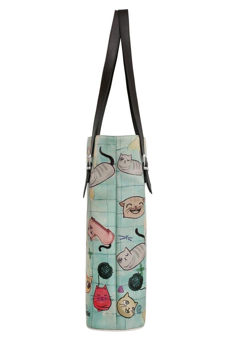 dogo-tall-bag-cats-of-the-world-vegane-damen-umh-ngetasche-tote-bag image 2