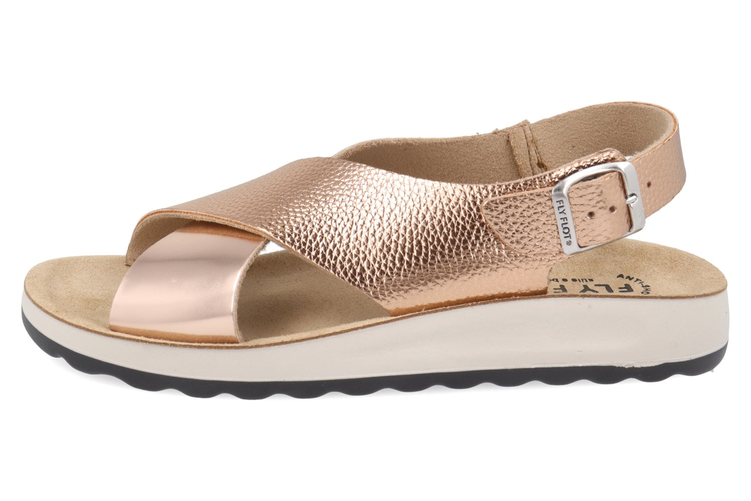fly-flot-damen-sandale-aus-ecopelle-mit-klettriemen-leder-fu-bett image 3