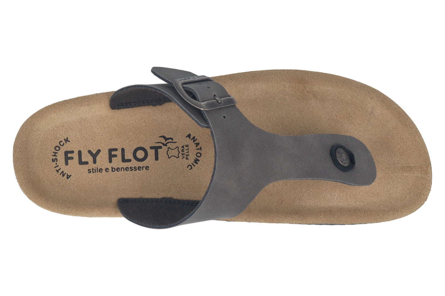 fly-flot-ciabatta-herren-pantolette-aus-ecopelle-lederfu-bett-3-cm-sohle image 6