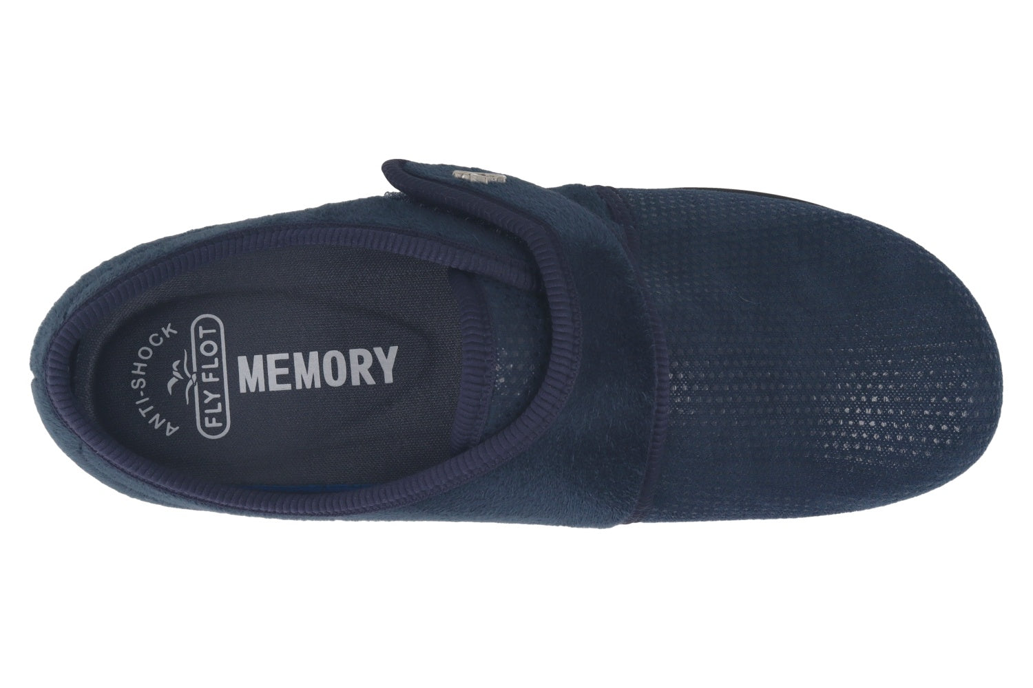 fly-flot-damen-pantoffel-elastische-microfaser-mit-klettverschluss image 2