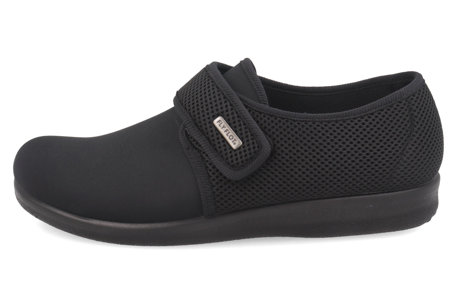 fly-flot-herren-pantoffel-microfaser-stretch-mit-klett-3-cm-sohle image 7