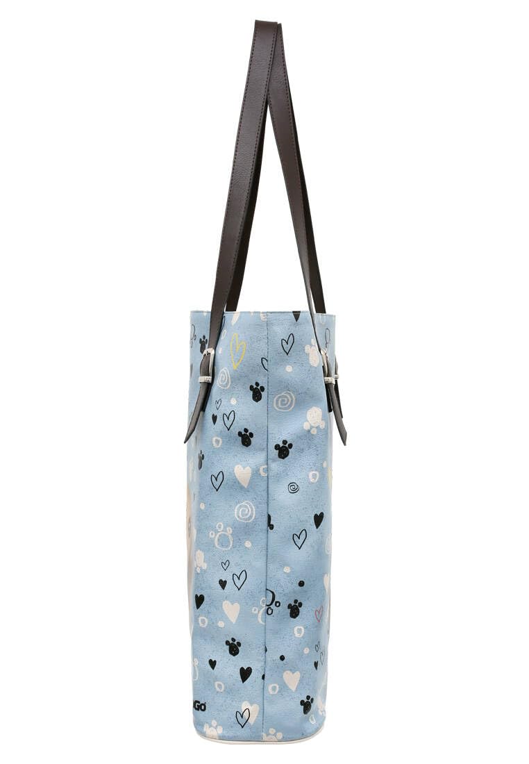 dogo-tall-bag-hello-my-hooman-vegane-damen-schultertasche image 3