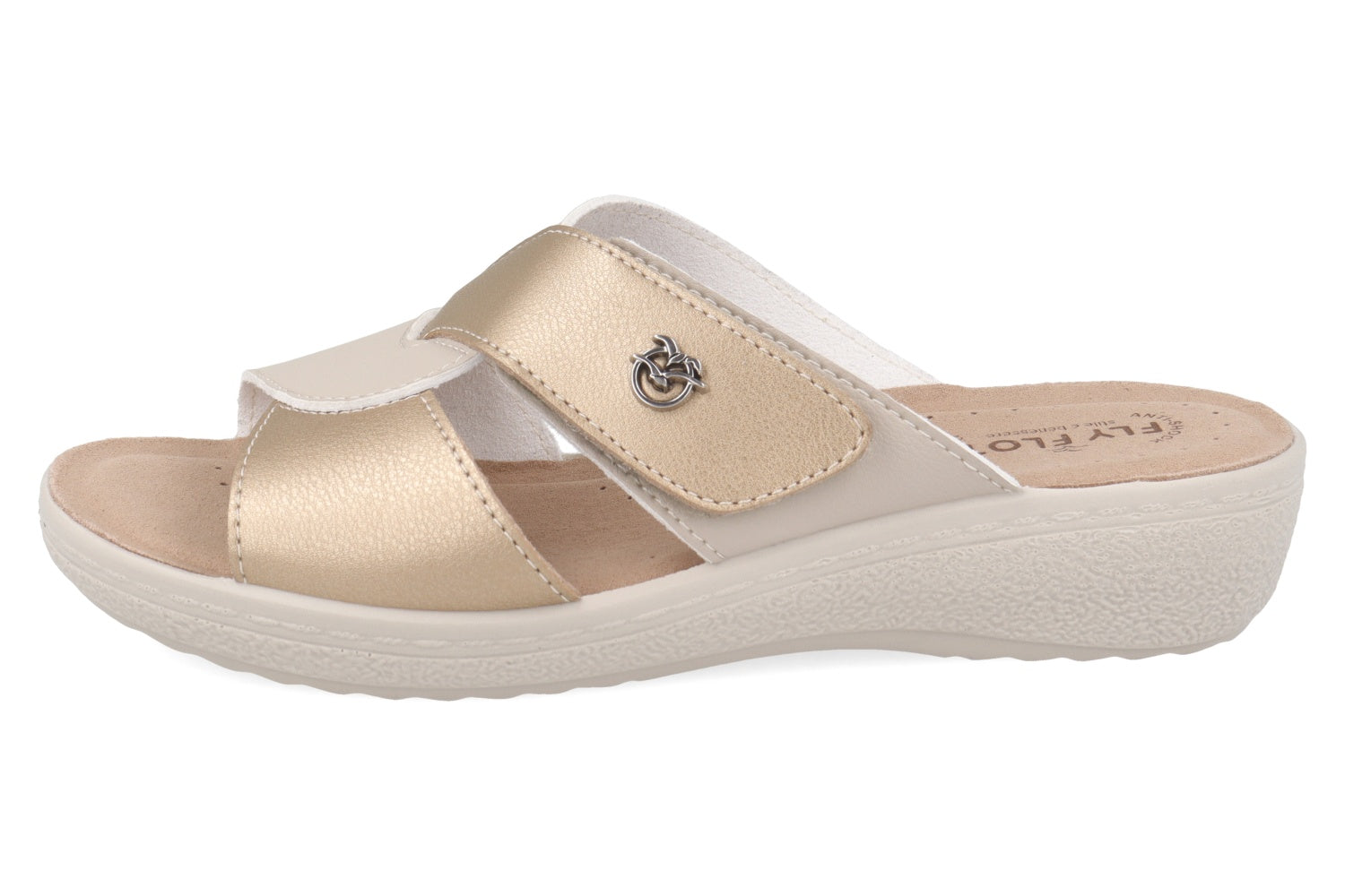 fly-flot-damen-pantolette-ecopelle-mit-klett-4cm-sohle image 3