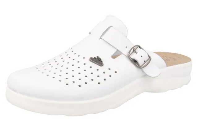 fly-flot-herren-hausschuh-aus-perforiertem-leder-verstellbar-3-cm-sohle image 1