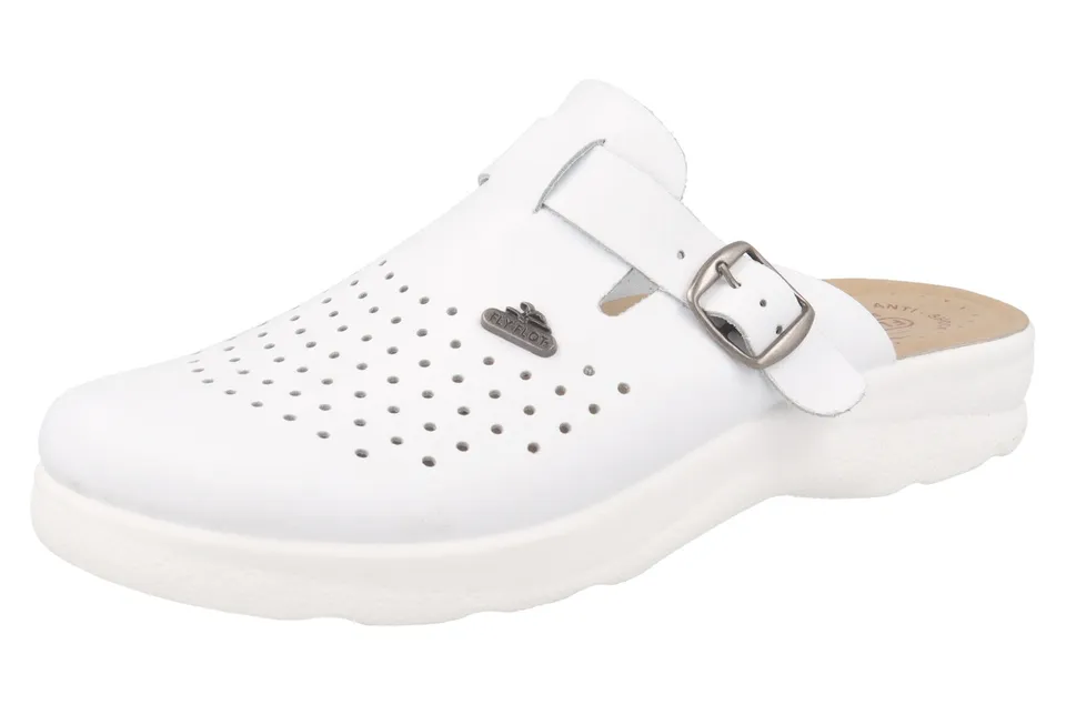 fly-flot-herren-hausschuh-aus-perforiertem-leder-verstellbar-3-cm-sohle image 1