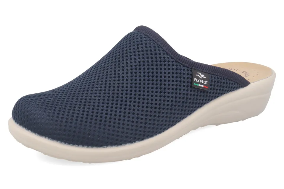 fly-flot-damen-pantolette-elastisches-netz-anti-shock-lederfu-bett image 1