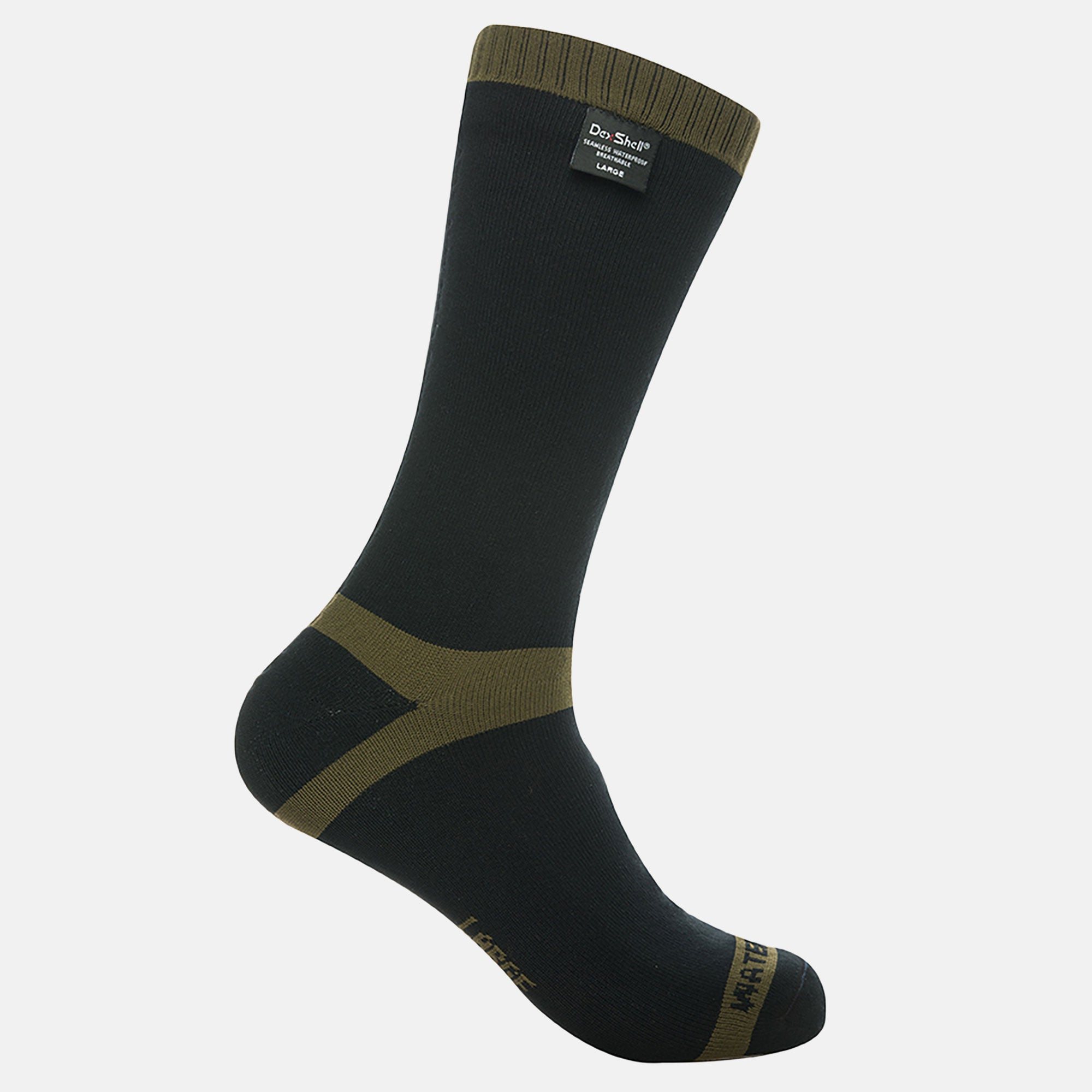 b-r-trekking-socken-dex-shell-gr-n-wasserdicht-merinowolle image 2