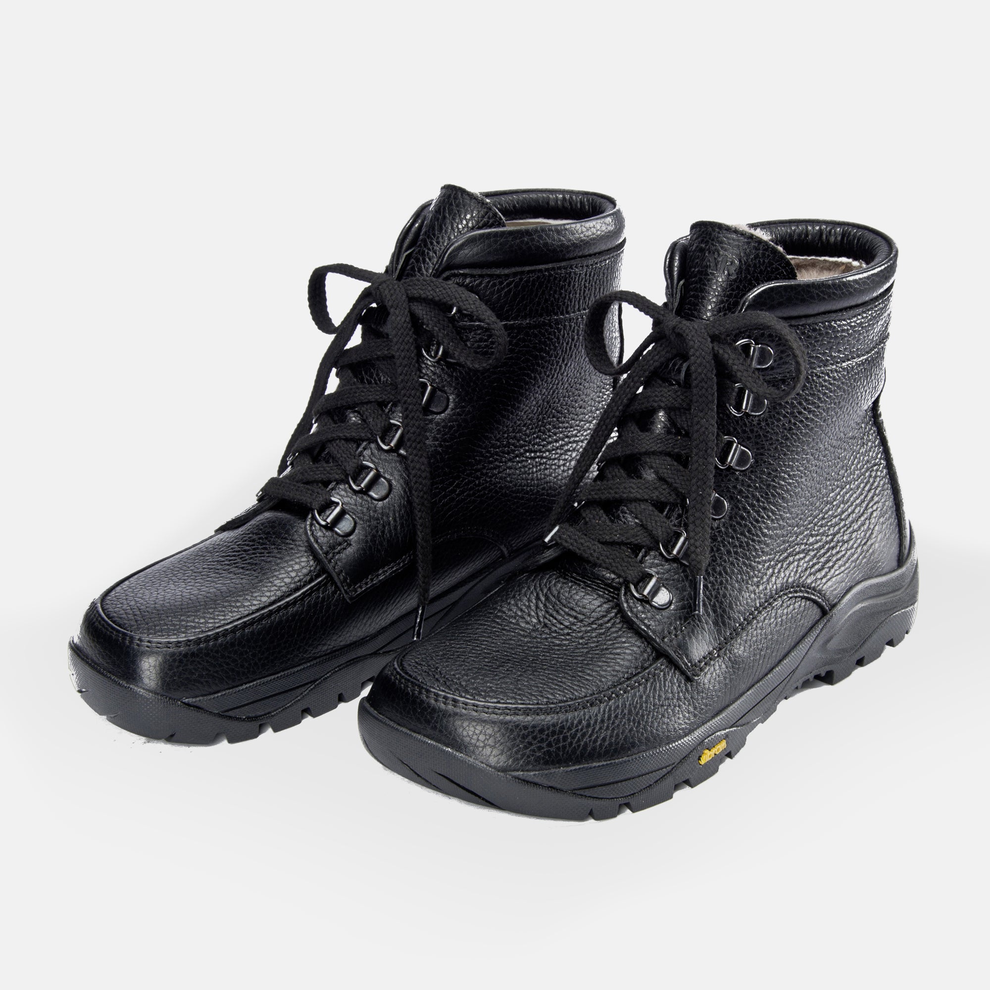b-r-lammfellstiefel-stiefel-schwarz-mit-lammfellfutter-und-vibram-sohle image 2
