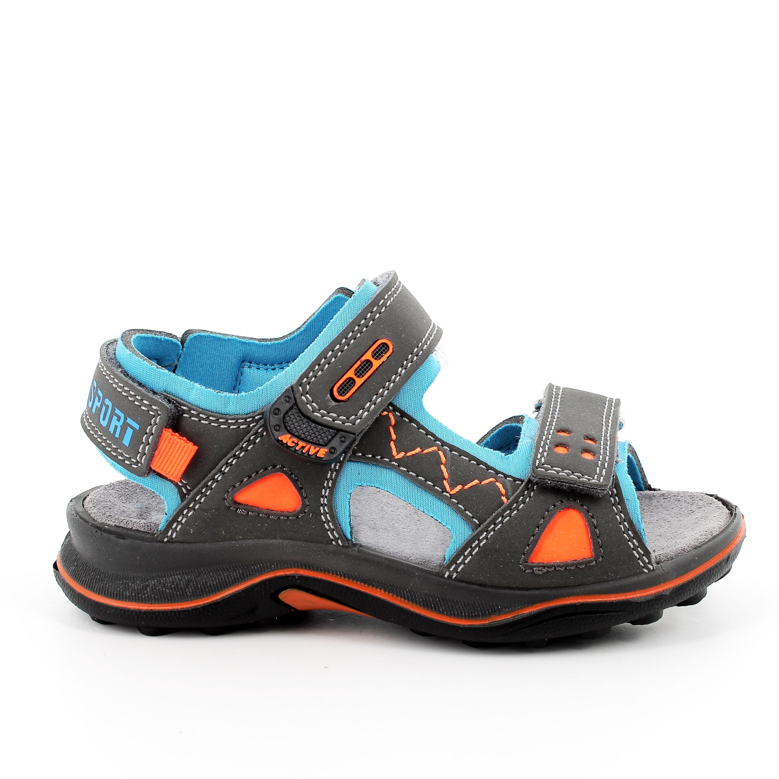 imac-jungen-sandale-dunkelblau-orange-mit-3-klett image 1