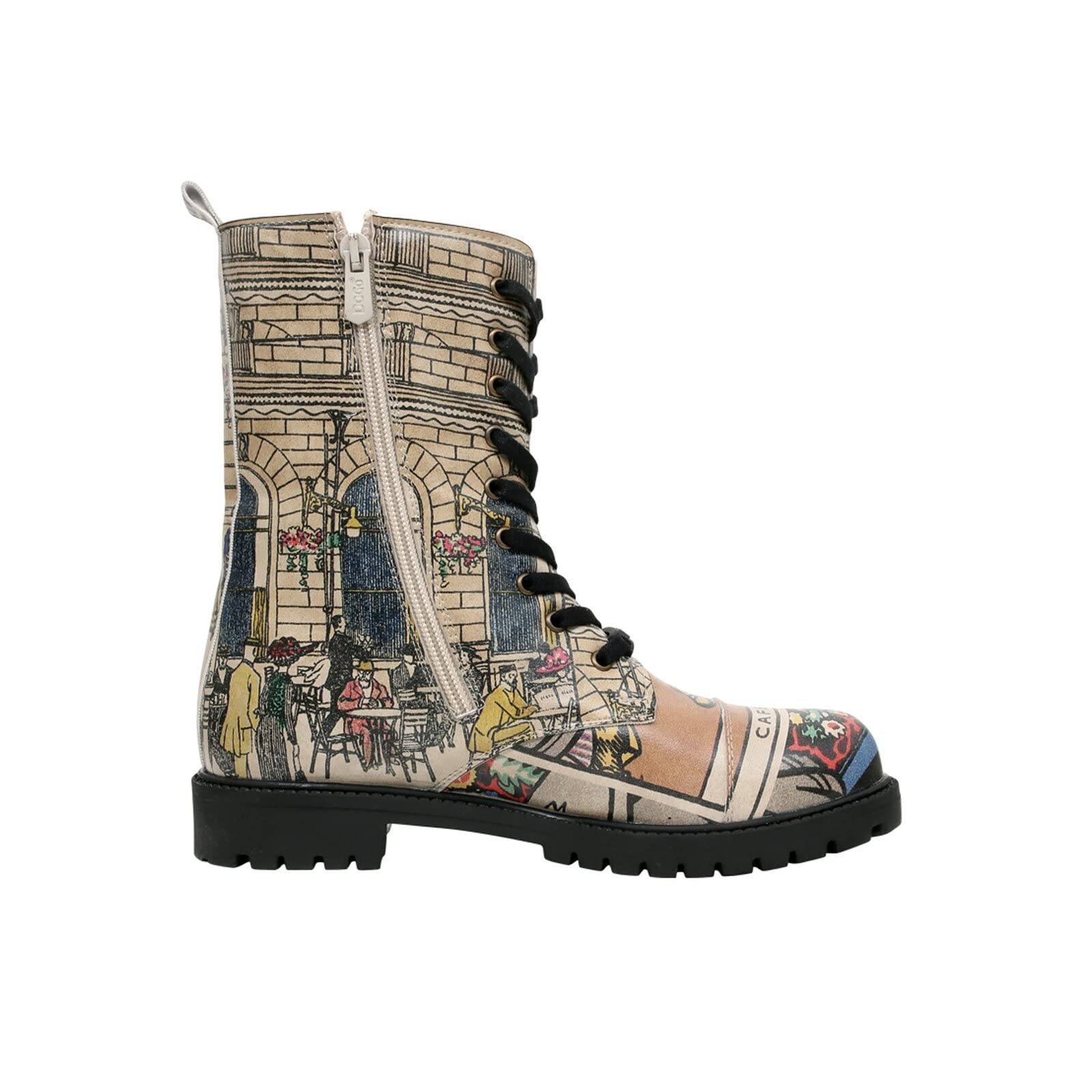 dogo-zipsy-boots-damen-stiefeletten-vegan-bunt image 4