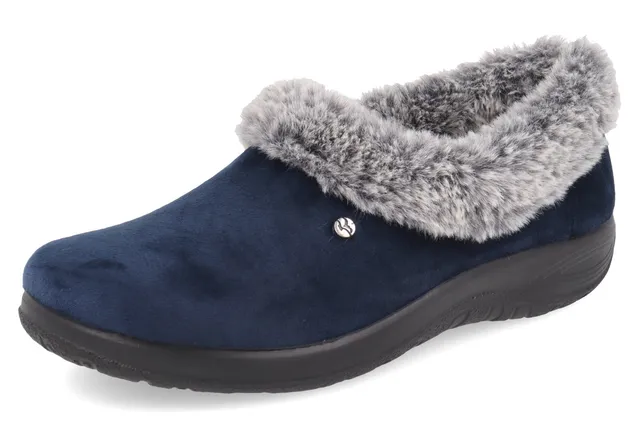 fly-flot-damen-pantolette-aus-microfaser-und-pl-sch-mit-memory-fu-bett image 1