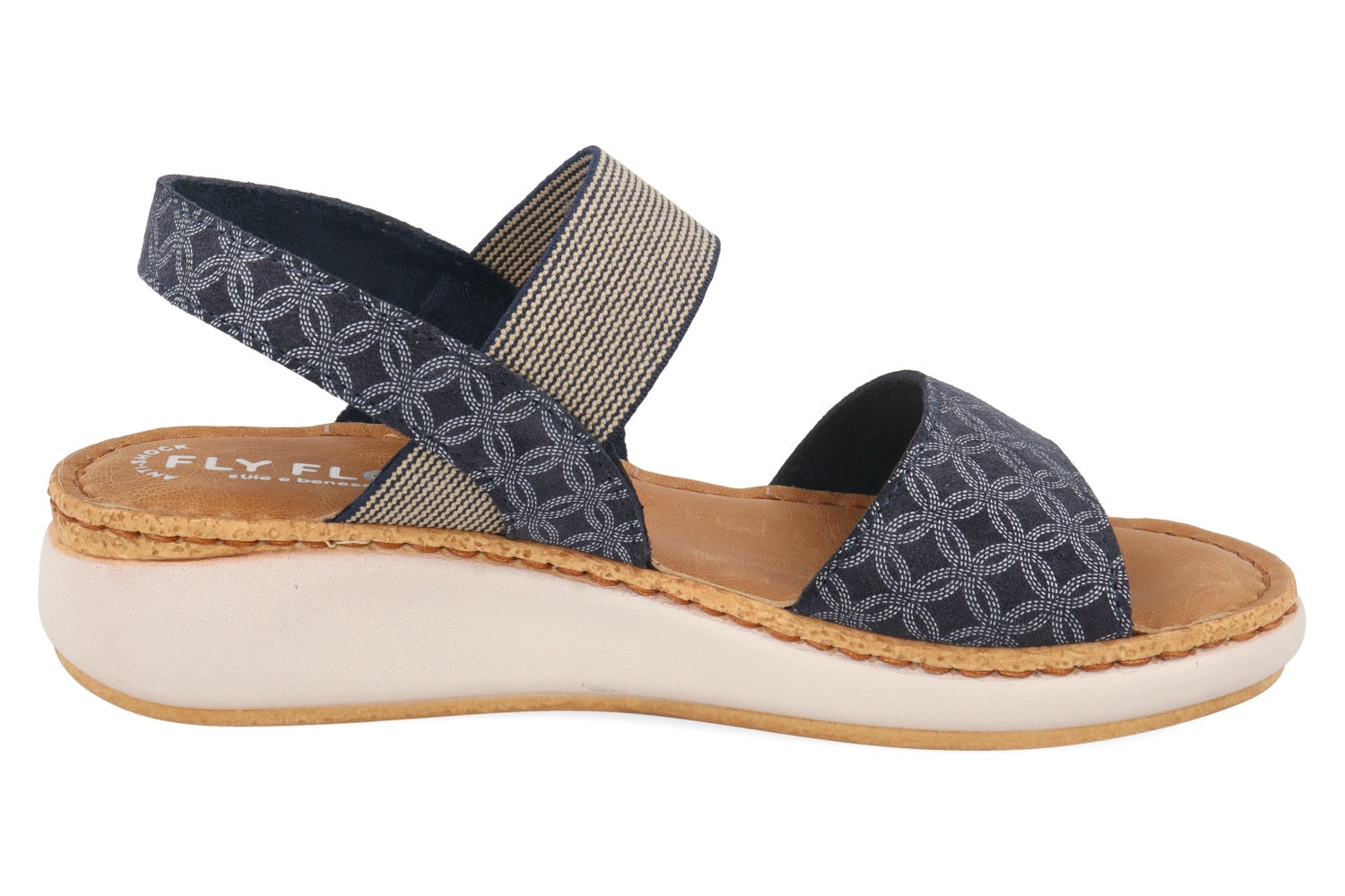 fly-flot-damen-sandale-aus-leder-verstellbarer-riemen-4-cm-sohle image 4