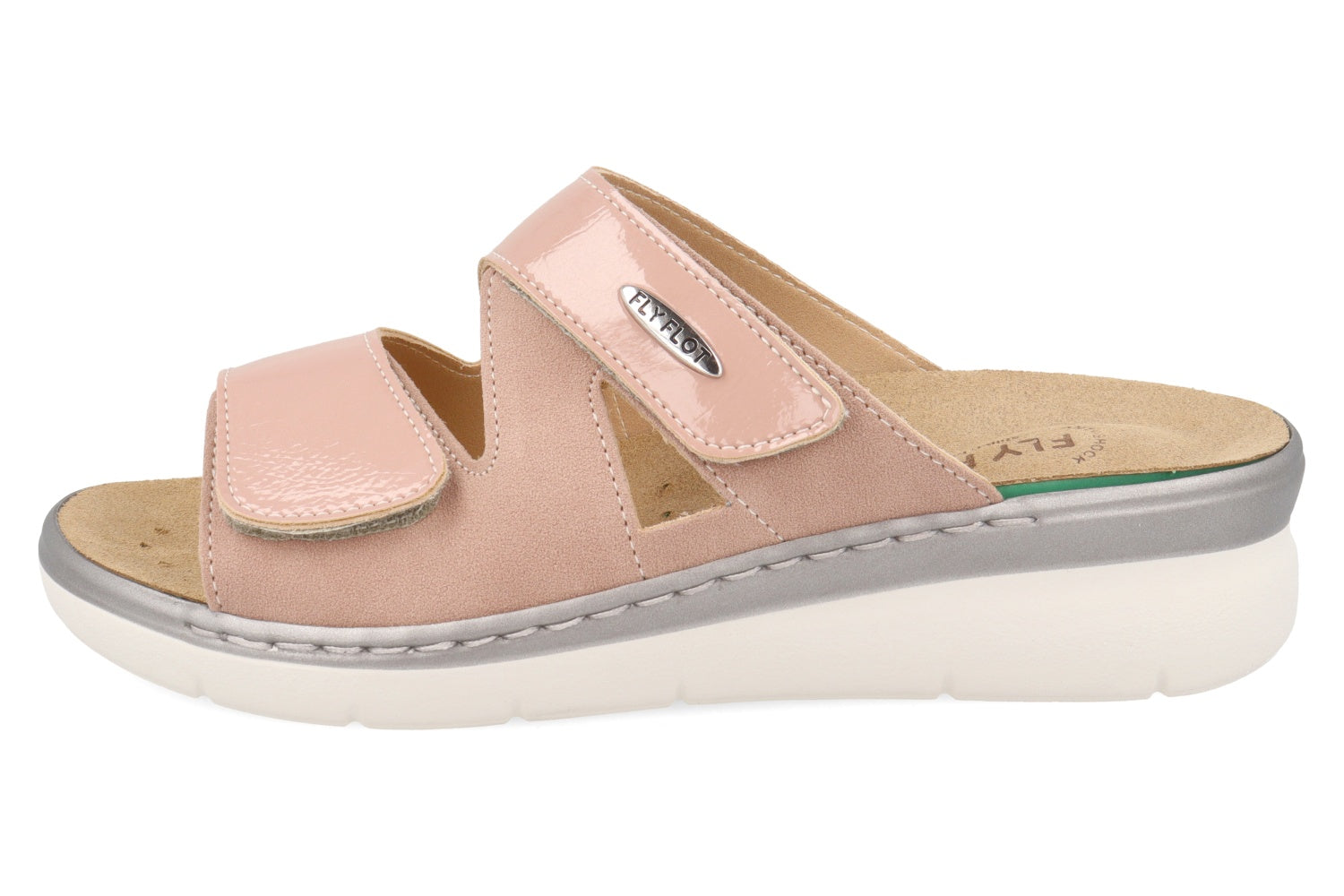 fly-flot-ciabatta-da-donna-in-ecopelle-damen-pantolette-klett-leder image 3