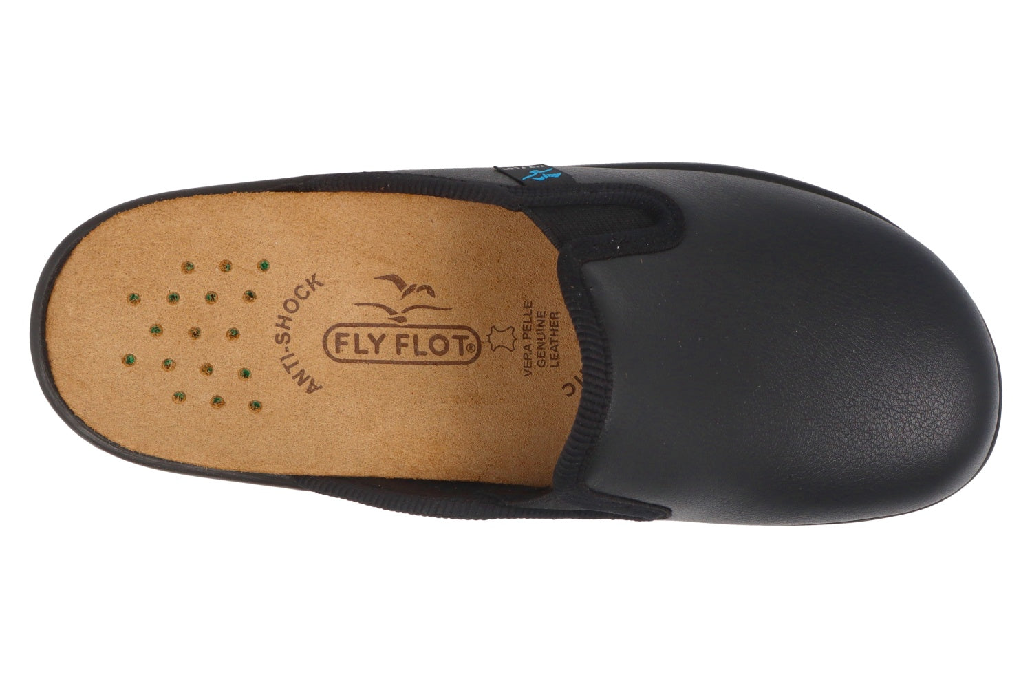 fly-flot-damen-ciabatta-pantolette-aus-stretch-microfaser-mit-leder-fu-bett image 2