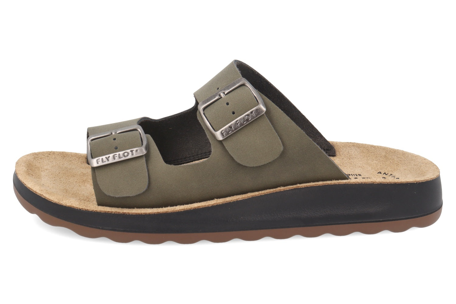 fly-flot-herren-pantolette-aus-eco-leder-mit-schnalle-und-leder-fu-bett image 7
