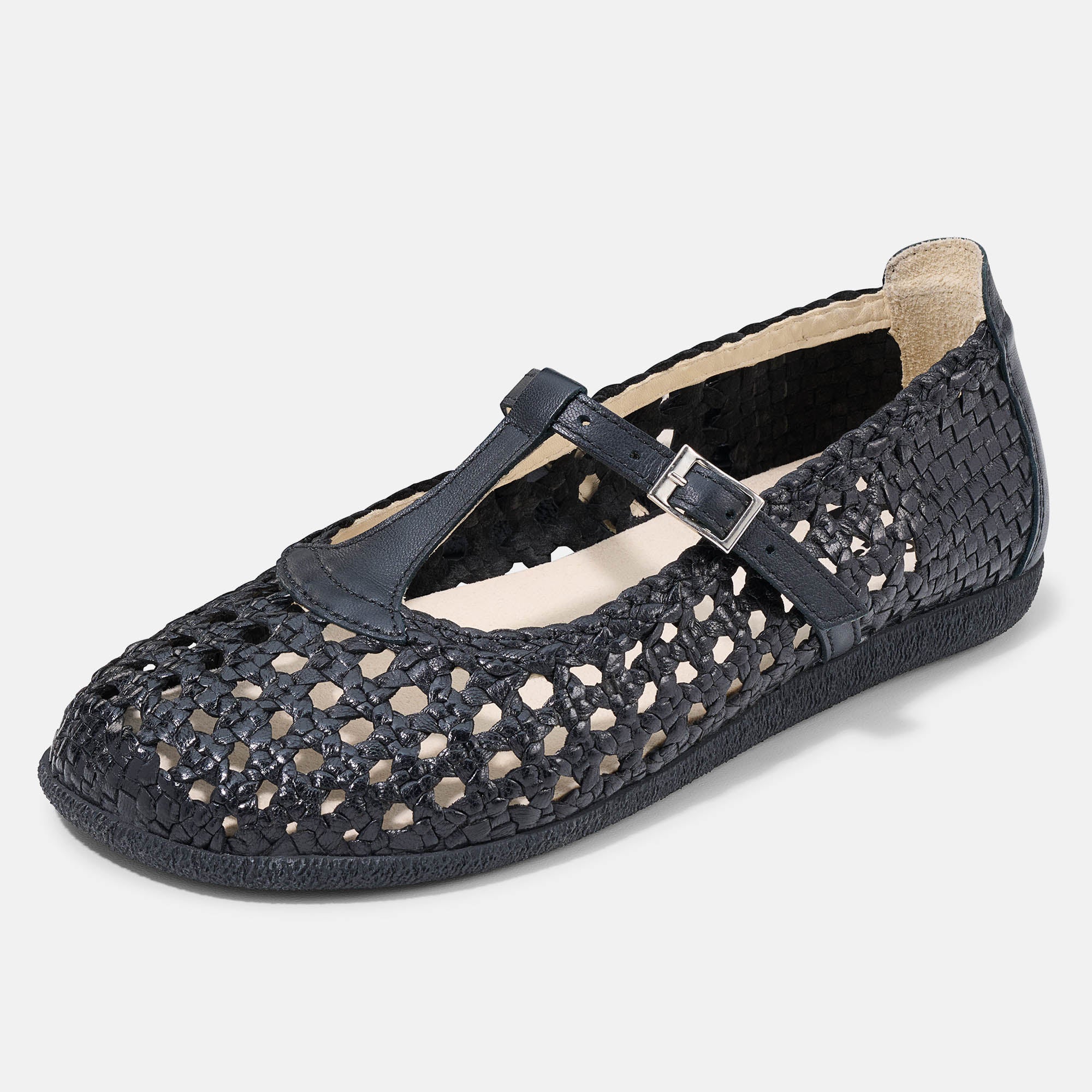 b-r-colleen-damen-ballerina-schn-rschuhe-elegant image 3