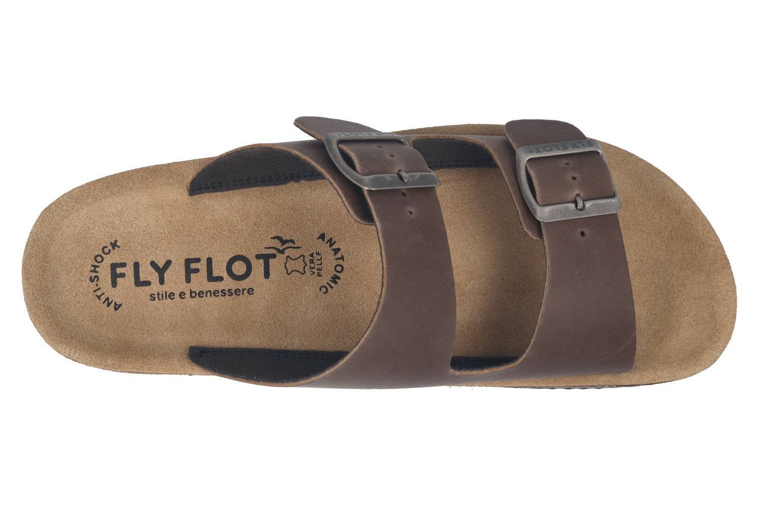 fly-flot-herren-pantolette-aus-leder-schnalle-verstellbar-3-cm-sohle image 2