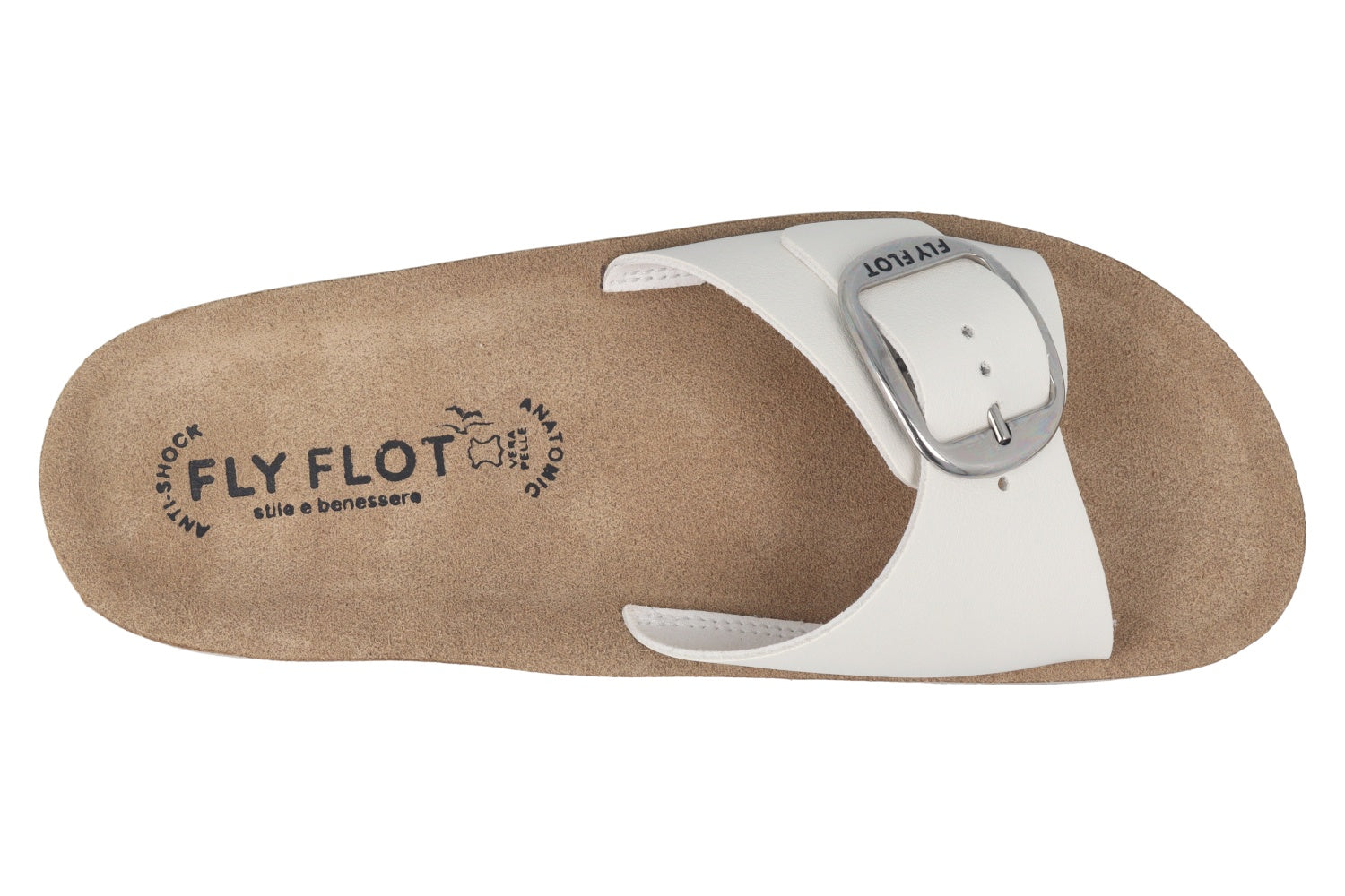 fly-flot-damen-pantolette-aus-ecopelle-mit-schnalle-hausschuh image 2