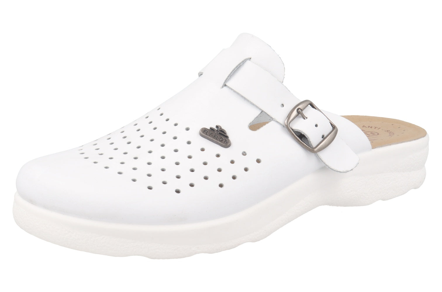 fly-flot-herren-hausschuh-aus-perforiertem-leder-verstellbar-3-cm-sohle image 1