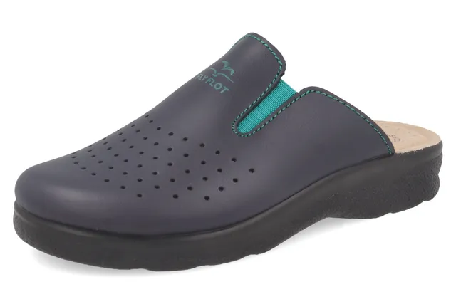 fly-flot-ciabatta-da-donna-in-pelle-forata-damen-leder-pantolette-perforiert image 1