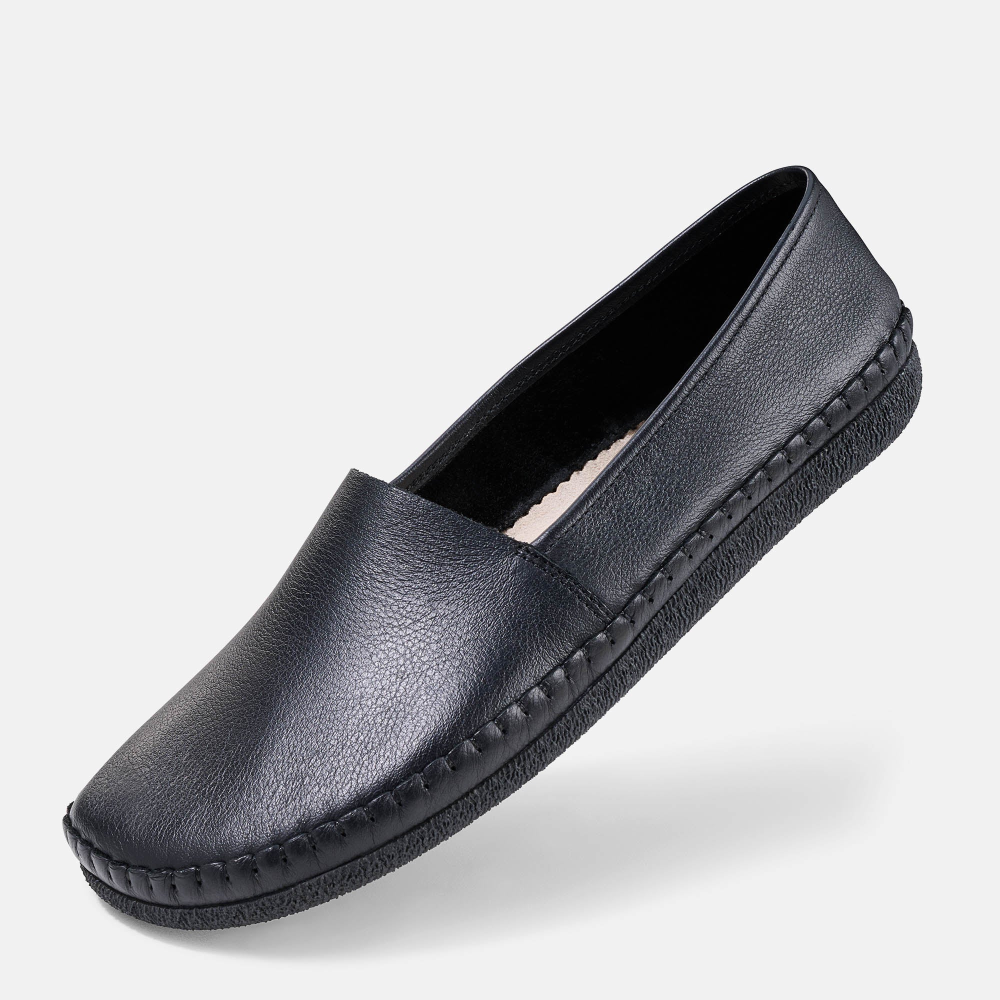 b-r-charlie-slipper-mokassin-blau-braun image 3