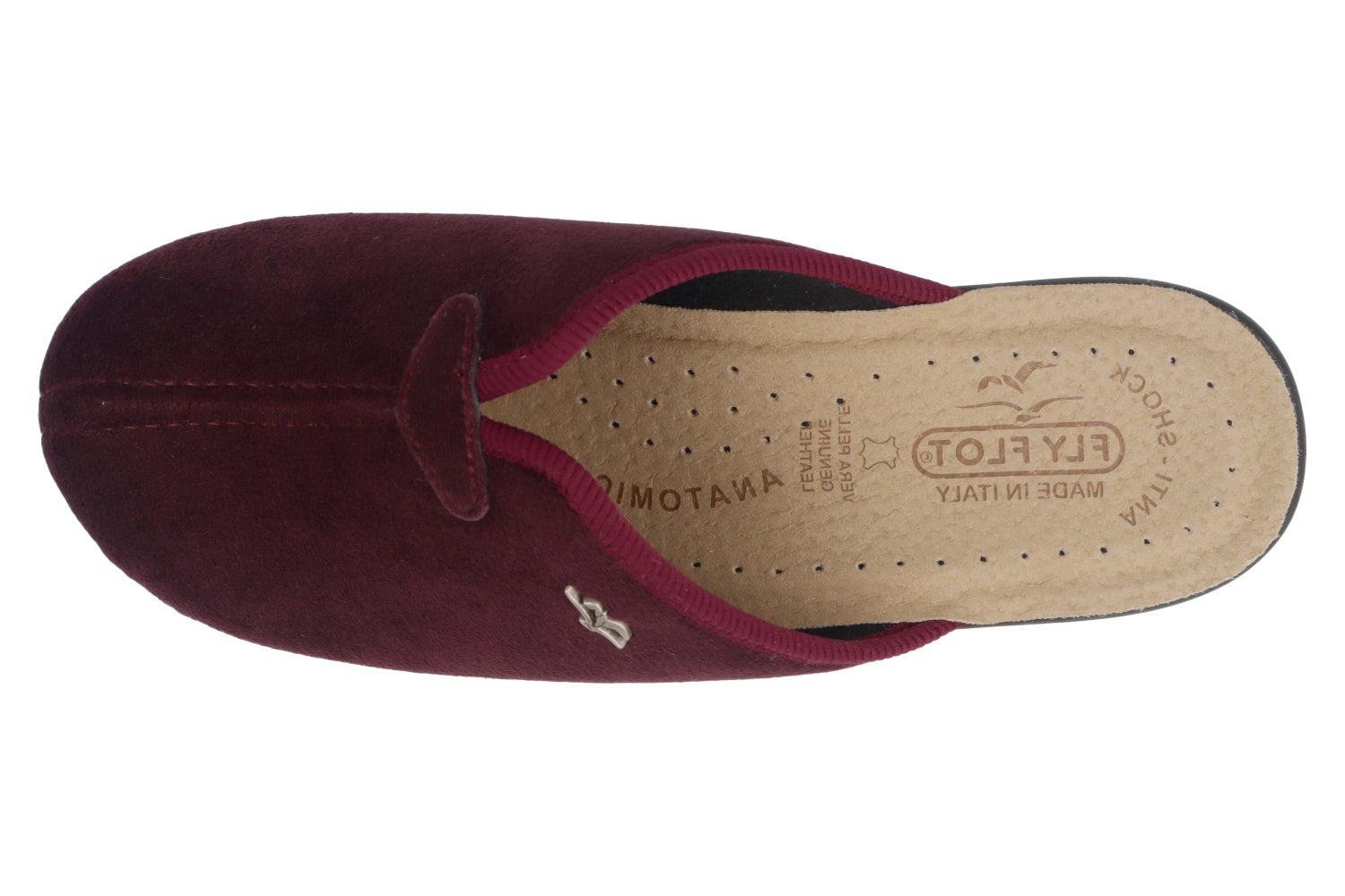 fly-flot-damen-pantolette-aus-samt-mit-leder-fu-bett-4-5-cm image 2