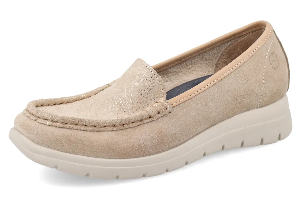 fly-flot-halbschuh-damen-aus-leder-mit-memory-fu-bett image 1