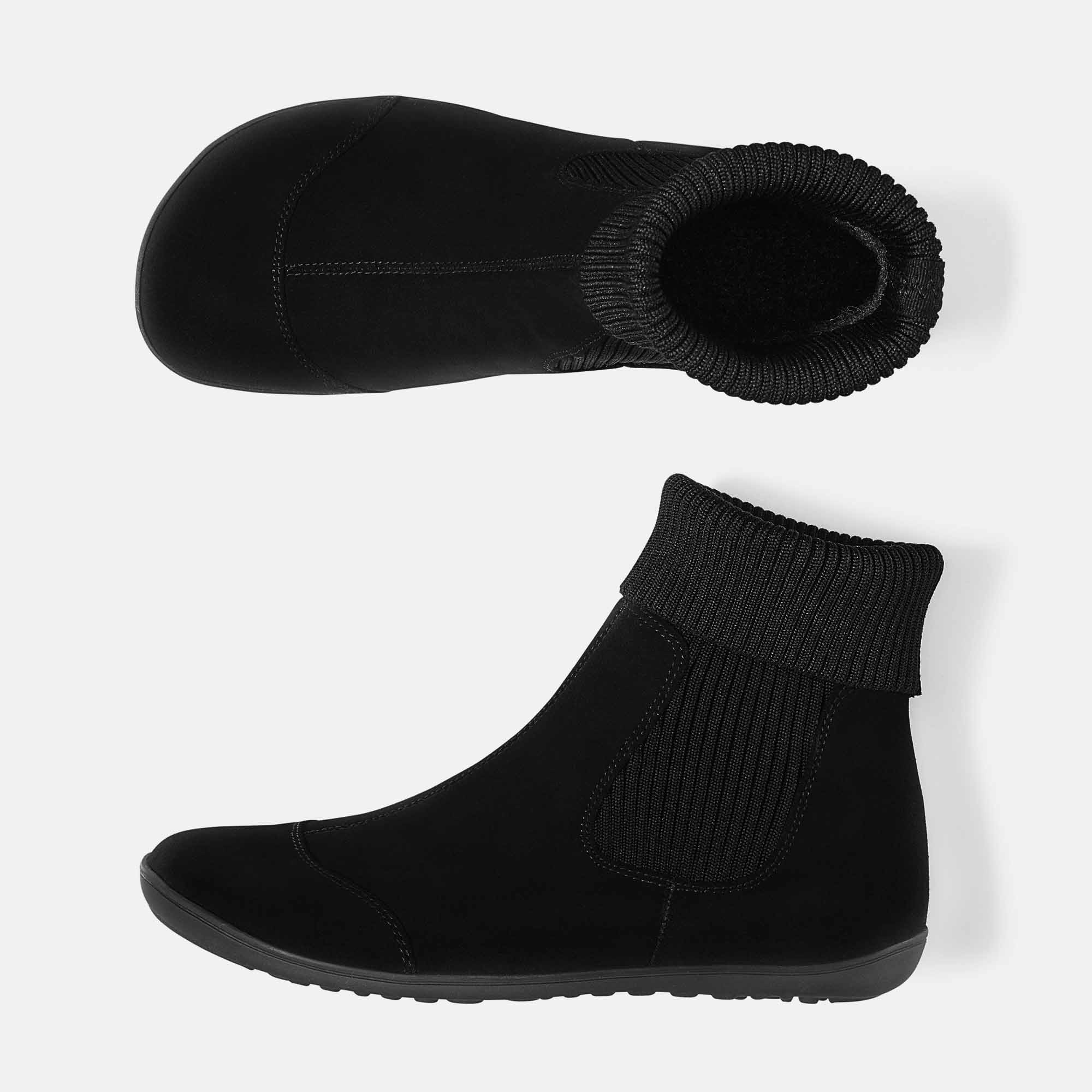 b-r-jody-damen-slipper-veloursleder-strick-filzfutter image 8