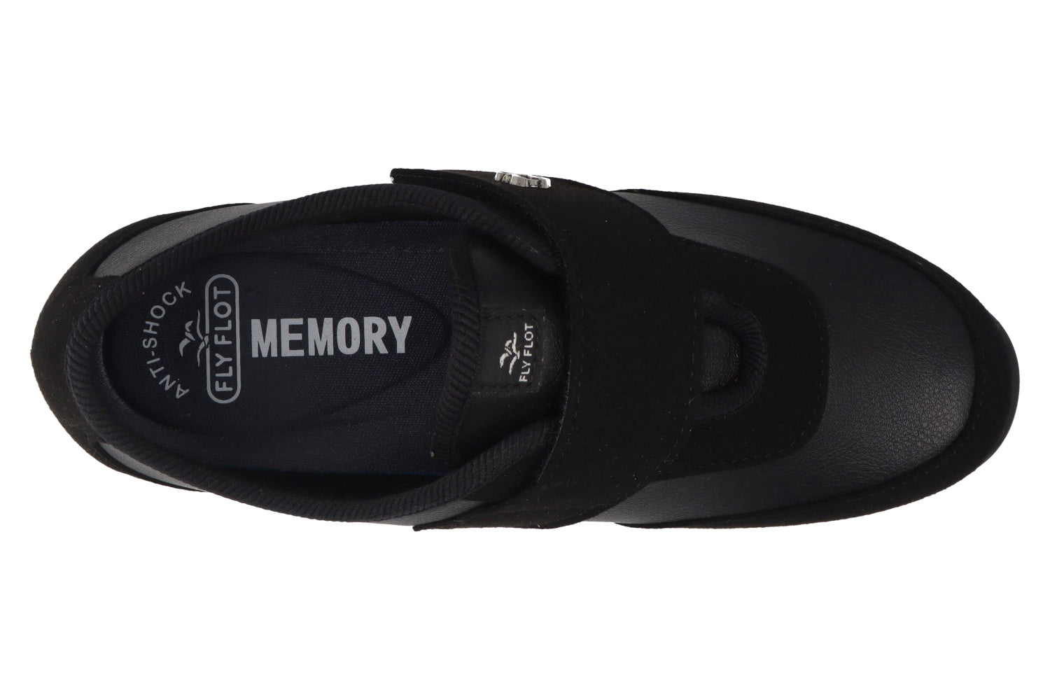 fly-flot-damen-halbschuh-aus-elastischer-microfaser-mit-klett image 2