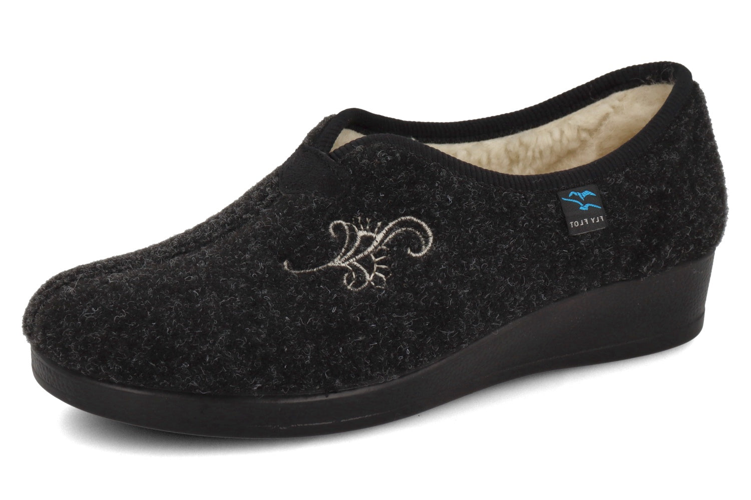 fly-flot-damen-hausschuh-pantoffel-mit-echter-lammwolle image 1