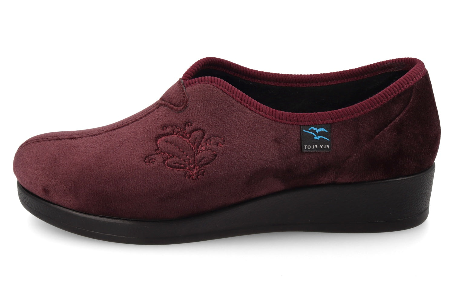 fly-flot-damen-pantofola-hausschuh-aus-samt-velours image 7