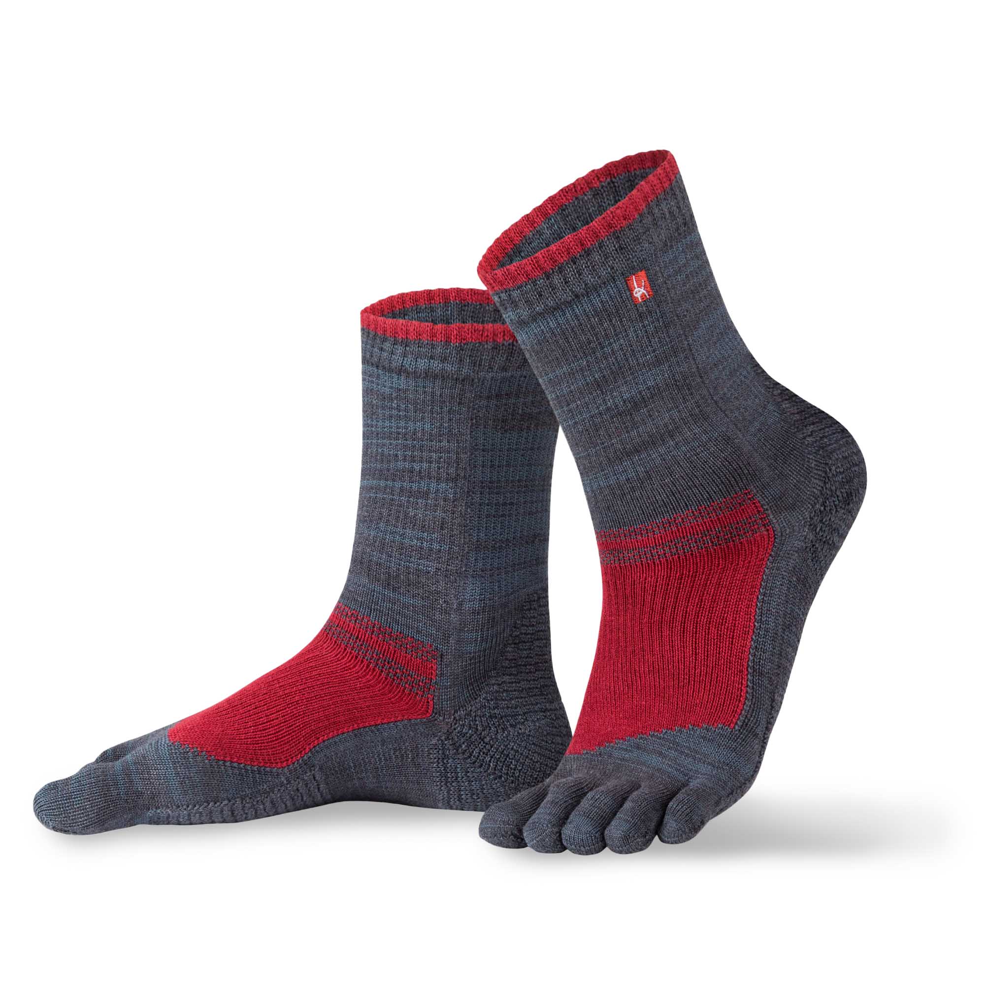 b-r-outdoor-hiking-zehensocken-atmungsaktive-wandersocken-gepolstert image 1