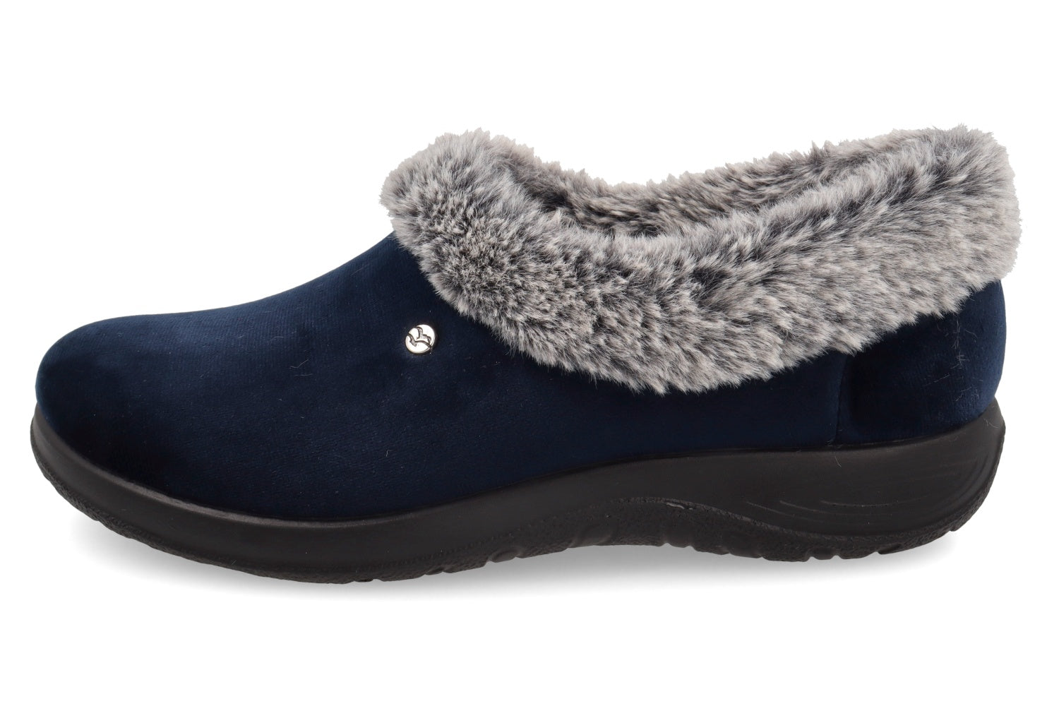 fly-flot-damen-pantolette-aus-microfaser-und-pl-sch-mit-memory-fu-bett image 3