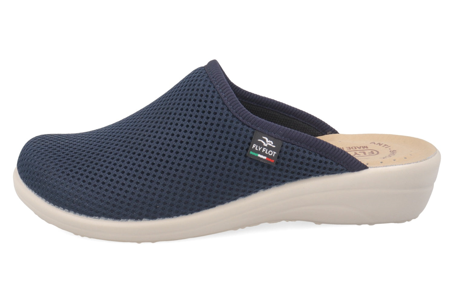 fly-flot-damen-pantolette-elastisches-netz-anti-shock-lederfu-bett image 3