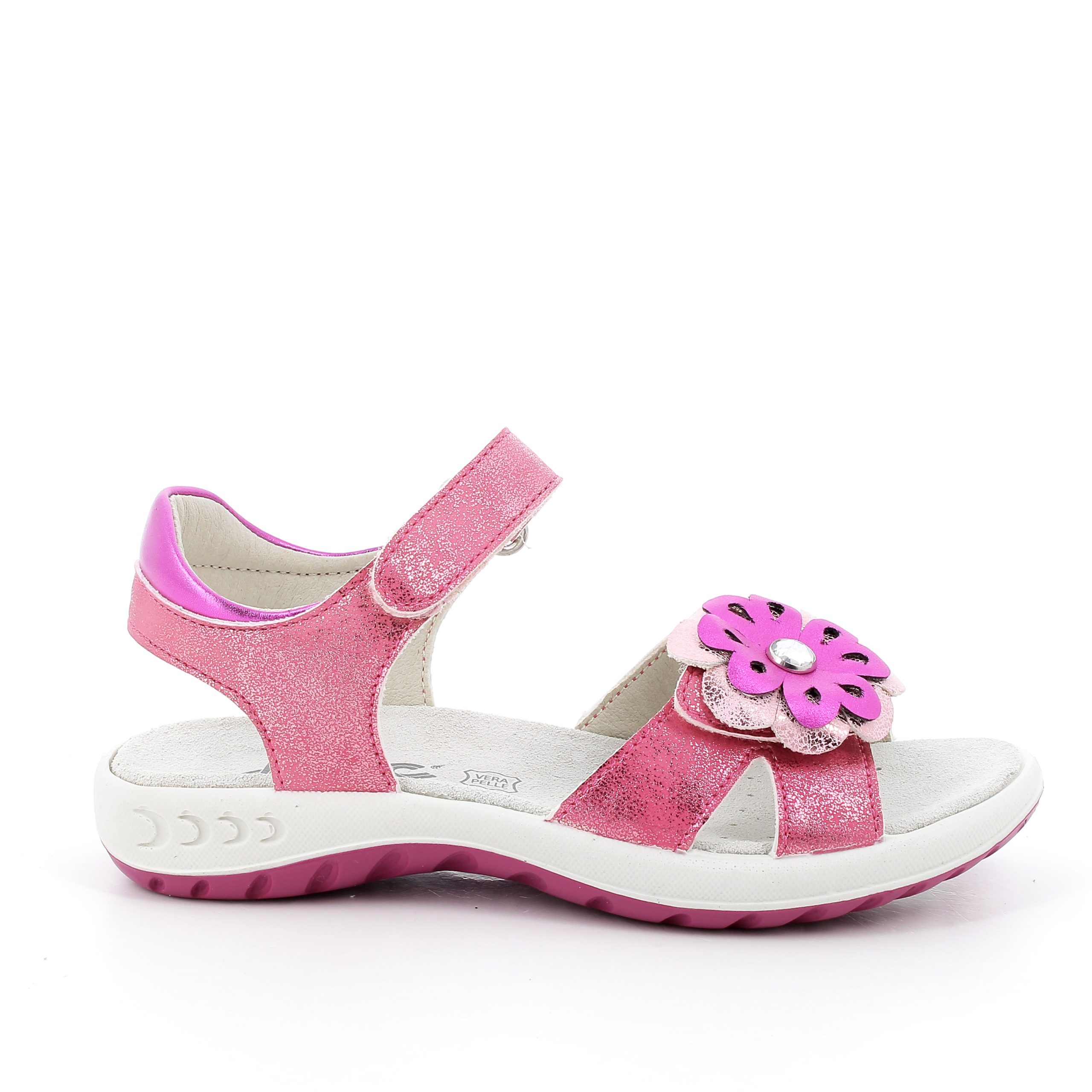 imac-sandale-m-dchen-fuchsia-blume-doppelklett image 1