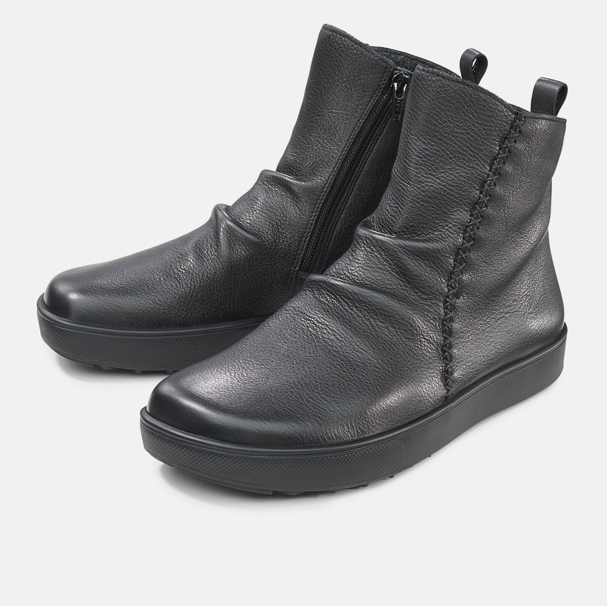 b-r-merle-bootie-stiefelette-blau-casual-flach image 2
