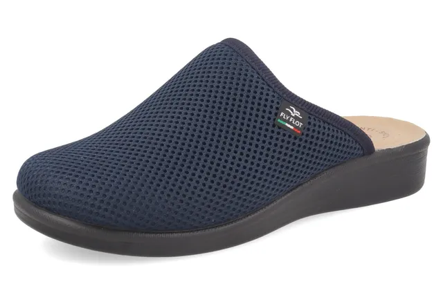 fly-flot-damen-pantolette-aus-elastischem-netz-leder-fu-bett-3-5-cm image 1