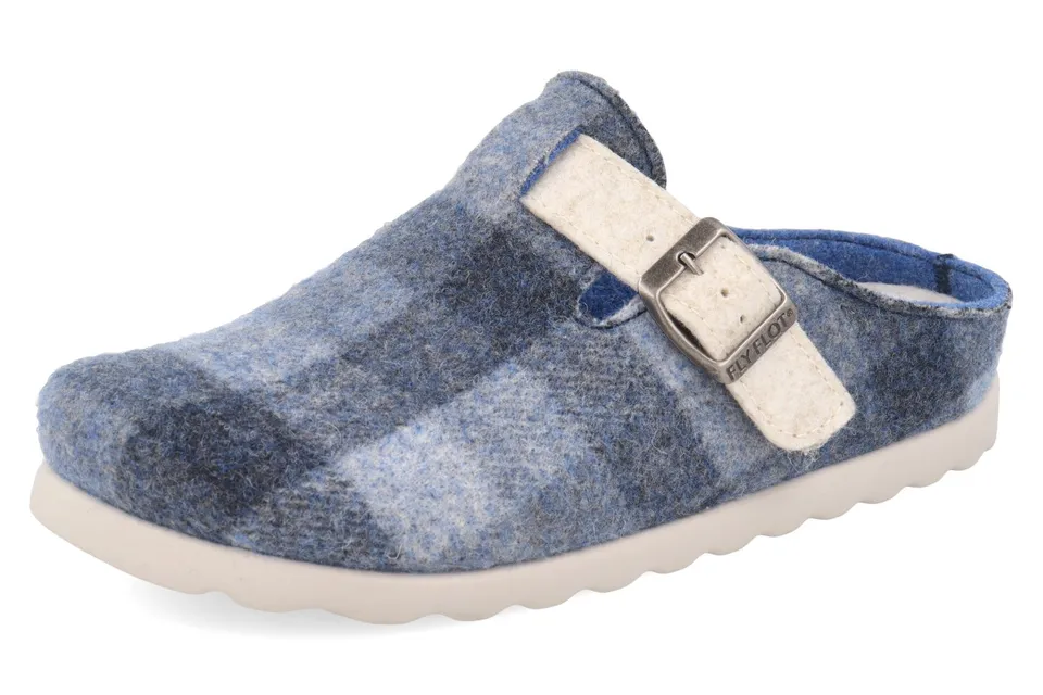 fly-flot-damen-pantolette-aus-stoff-schnalle-3-cm-sohle image 1