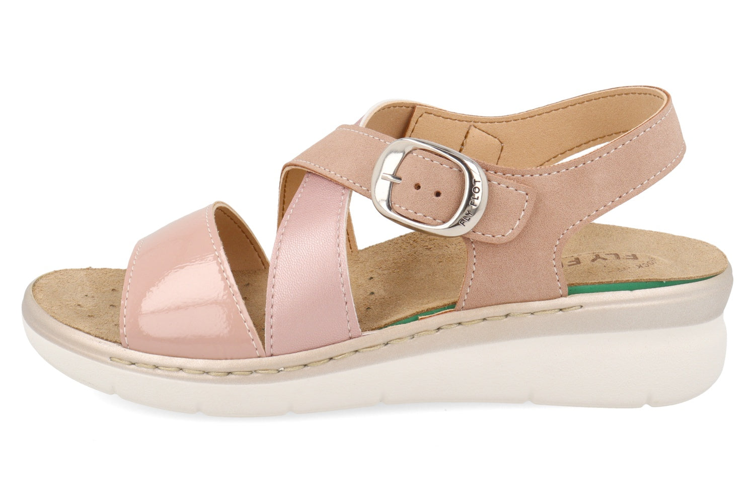 fly-flot-damen-sandale-aus-weicher-microfaser-mit-schnalle-sohle-4-5-cm image 3