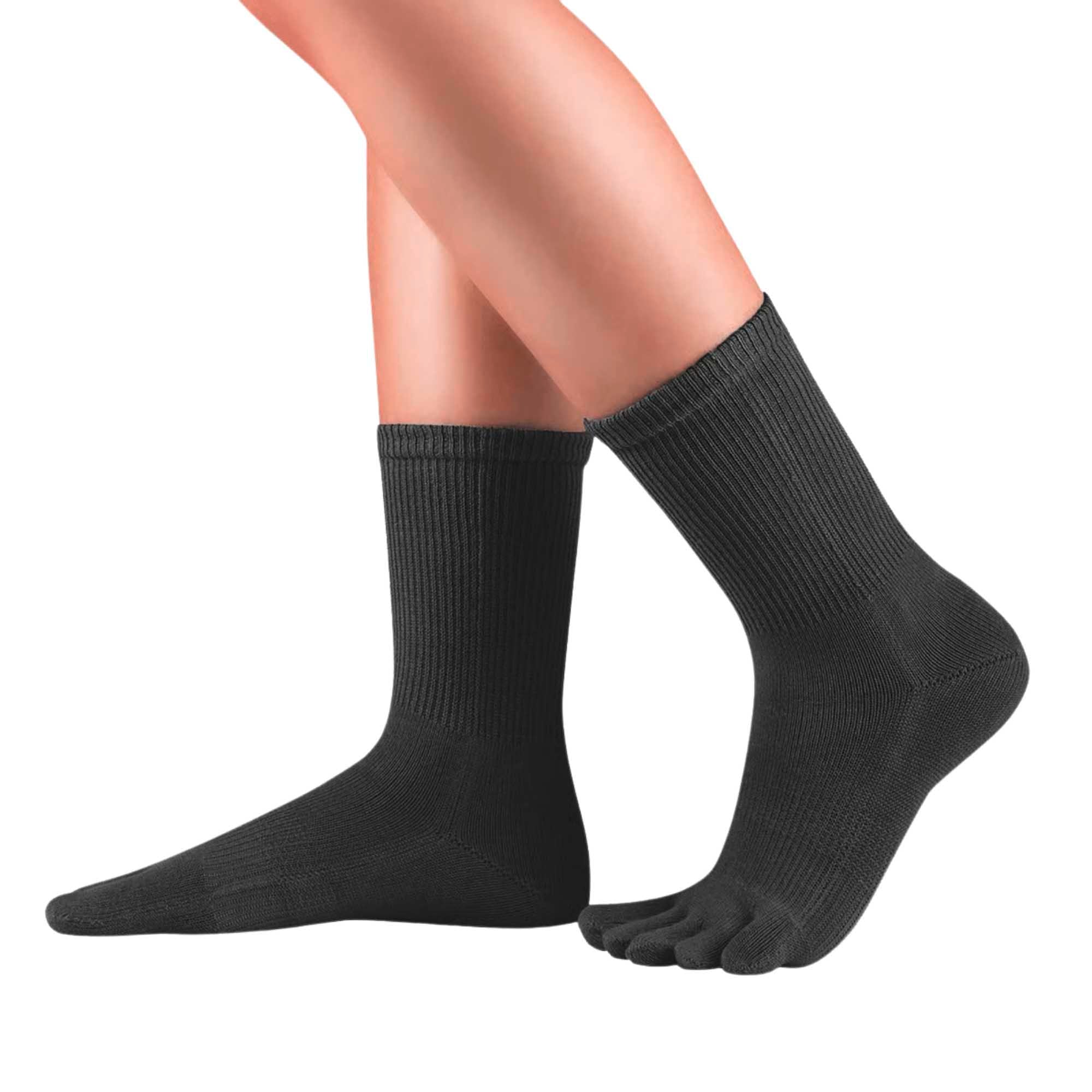 b-r-hallux-valgus-zehensocken-schwarz-aus-materialmix-zur-entlastung image 1