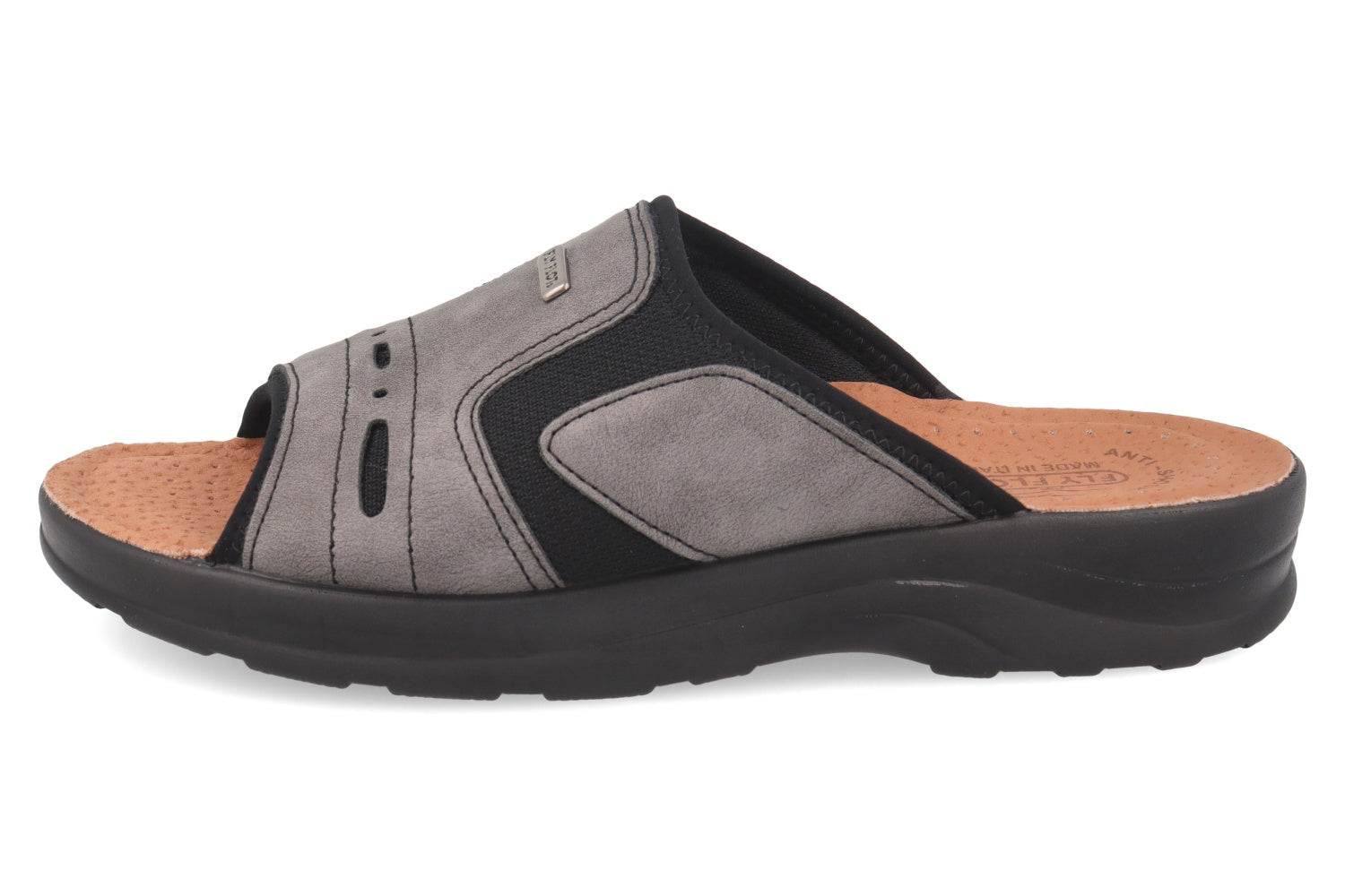 fly-flot-herren-pantolette-aus-elastischer-microfaser-leder-fu-bett-4-cm-sohle image 3