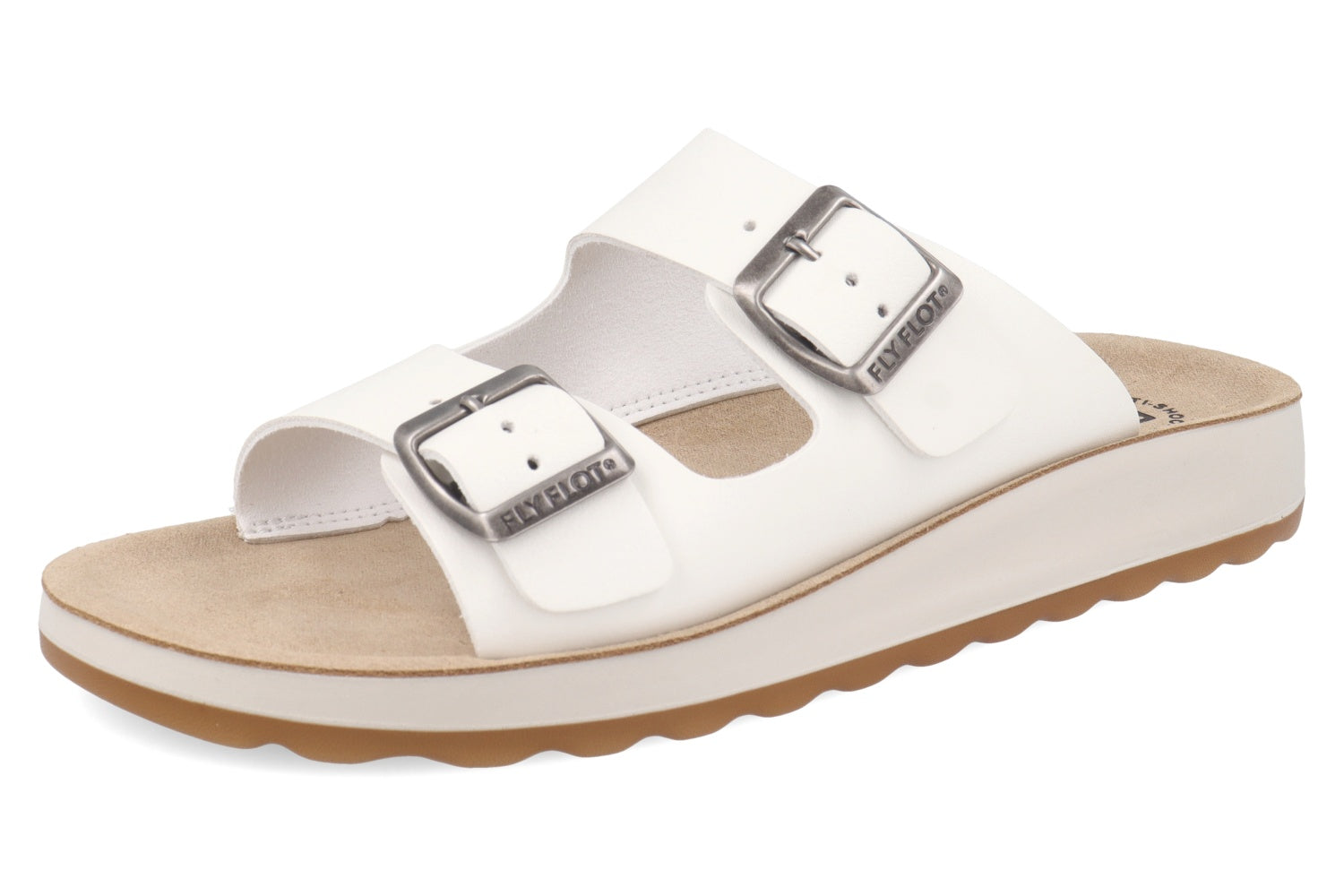 fly-flot-damen-ciabatta-pantolette-aus-ecopelle-mit-schnalle image 1