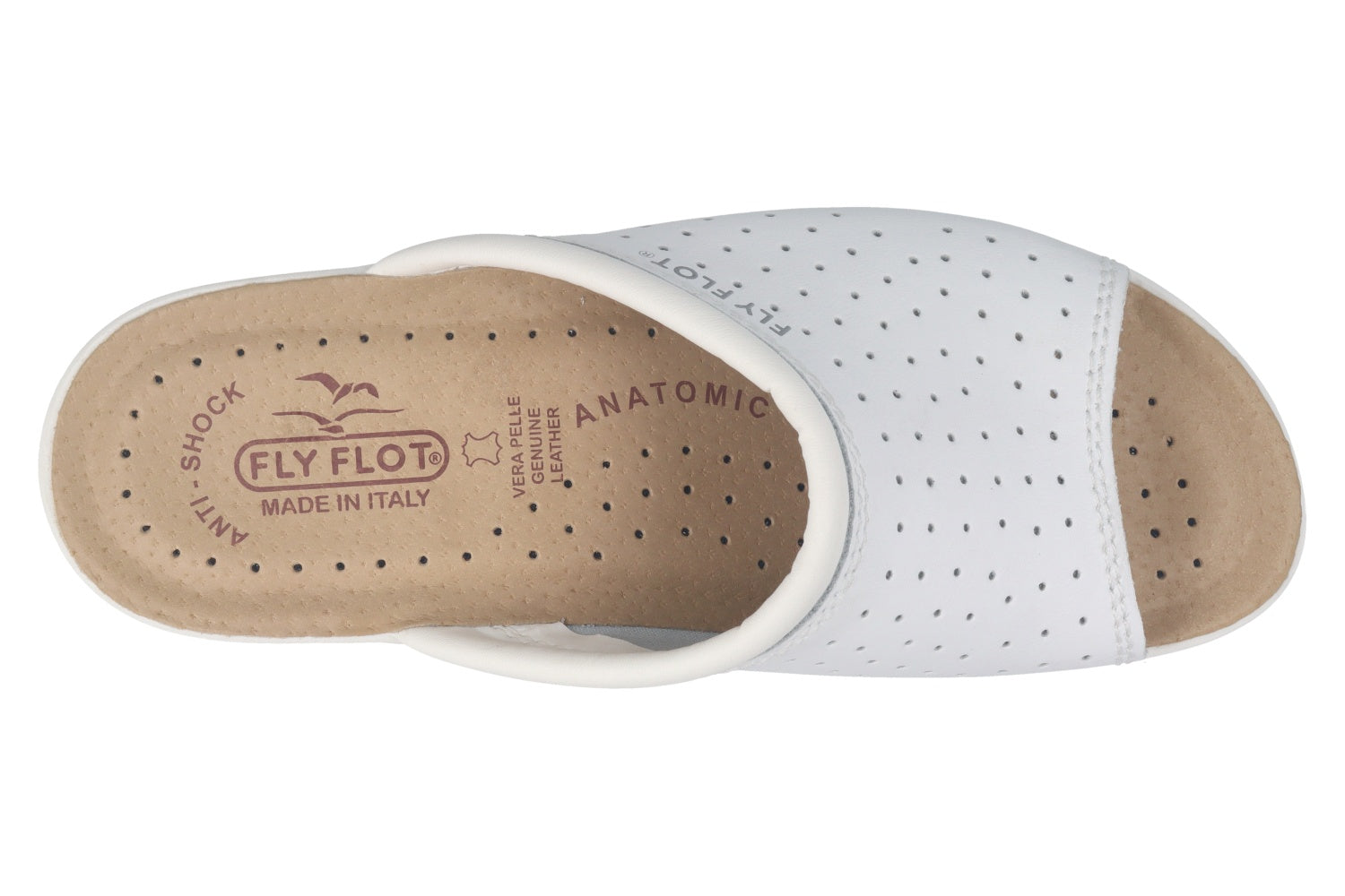 fly-flot-damen-pantolette-gelochtes-leder-4-cm image 2